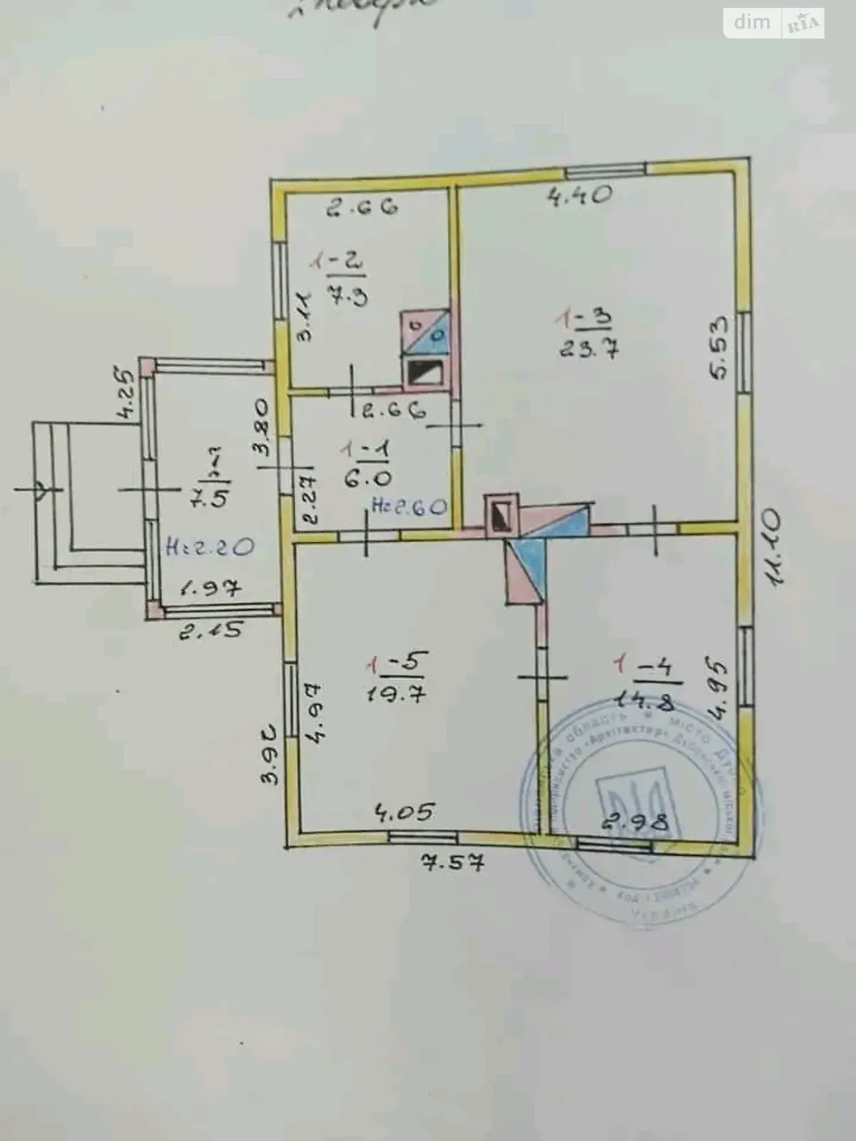 Продается одноэтажный дом 79 кв. м с подвалом, цена: 6000 $ - фото 1