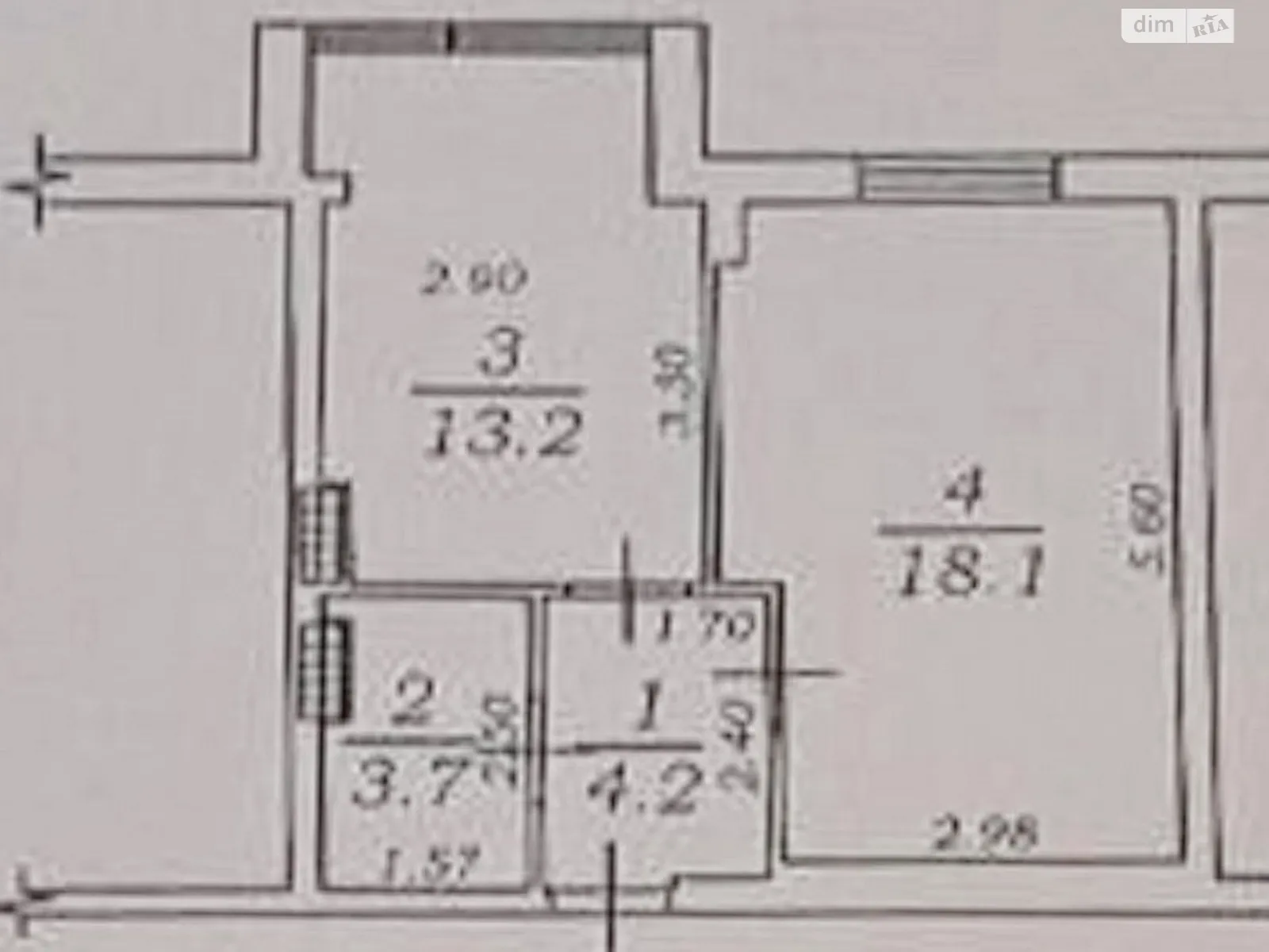 Продается 1-комнатная квартира 39.2 кв. м в Лиманке - фото 4