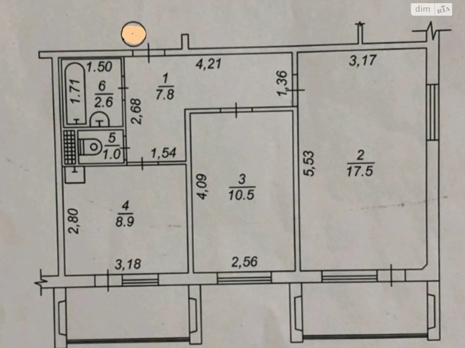 Продается 2-комнатная квартира 56.9 кв. м в Вишневом, ул. Европейская - фото 1