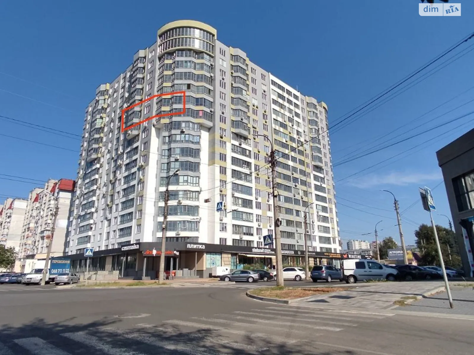 Продається 2-кімнатна квартира 77.2 кв. м у Черкасах, вул. Грушевського Михайла, 110 - фото 1
