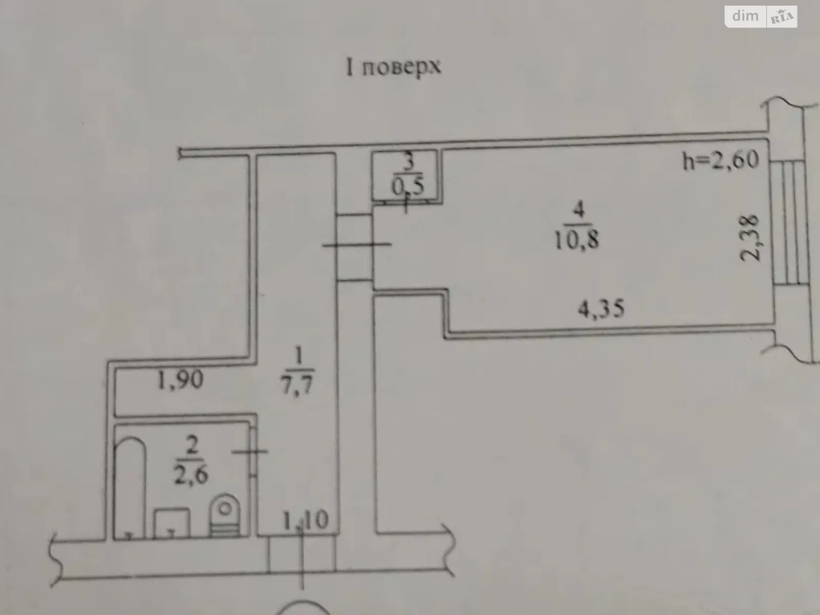 Продается 1-комнатная квартира 21.6 кв. м в Одессе, ул. Столбовая - фото 1