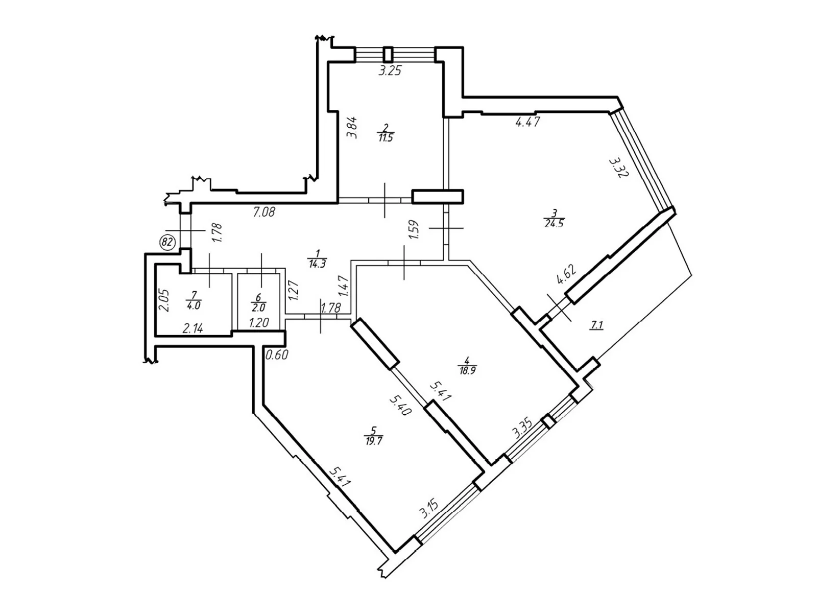 Продается 3-комнатная квартира 97 кв. м в Львове, ул. Под Голоском - фото 1