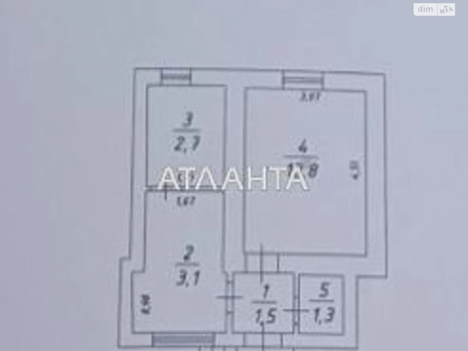 Продается 2-комнатная квартира 23 кв. м в Одессе, ул. Адмирала Лазарева - фото 1