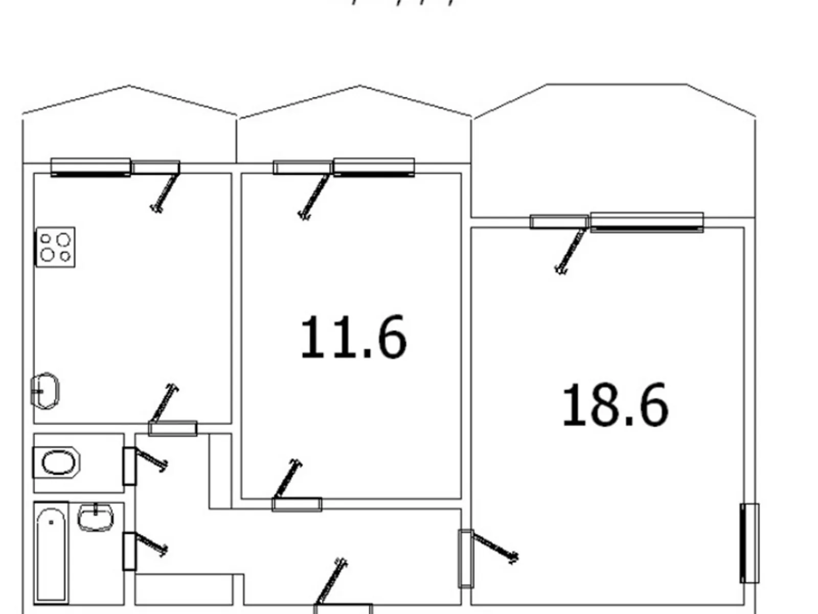 Продается 2-комнатная квартира 54 кв. м в Одессе, ул. Крымская - фото 1