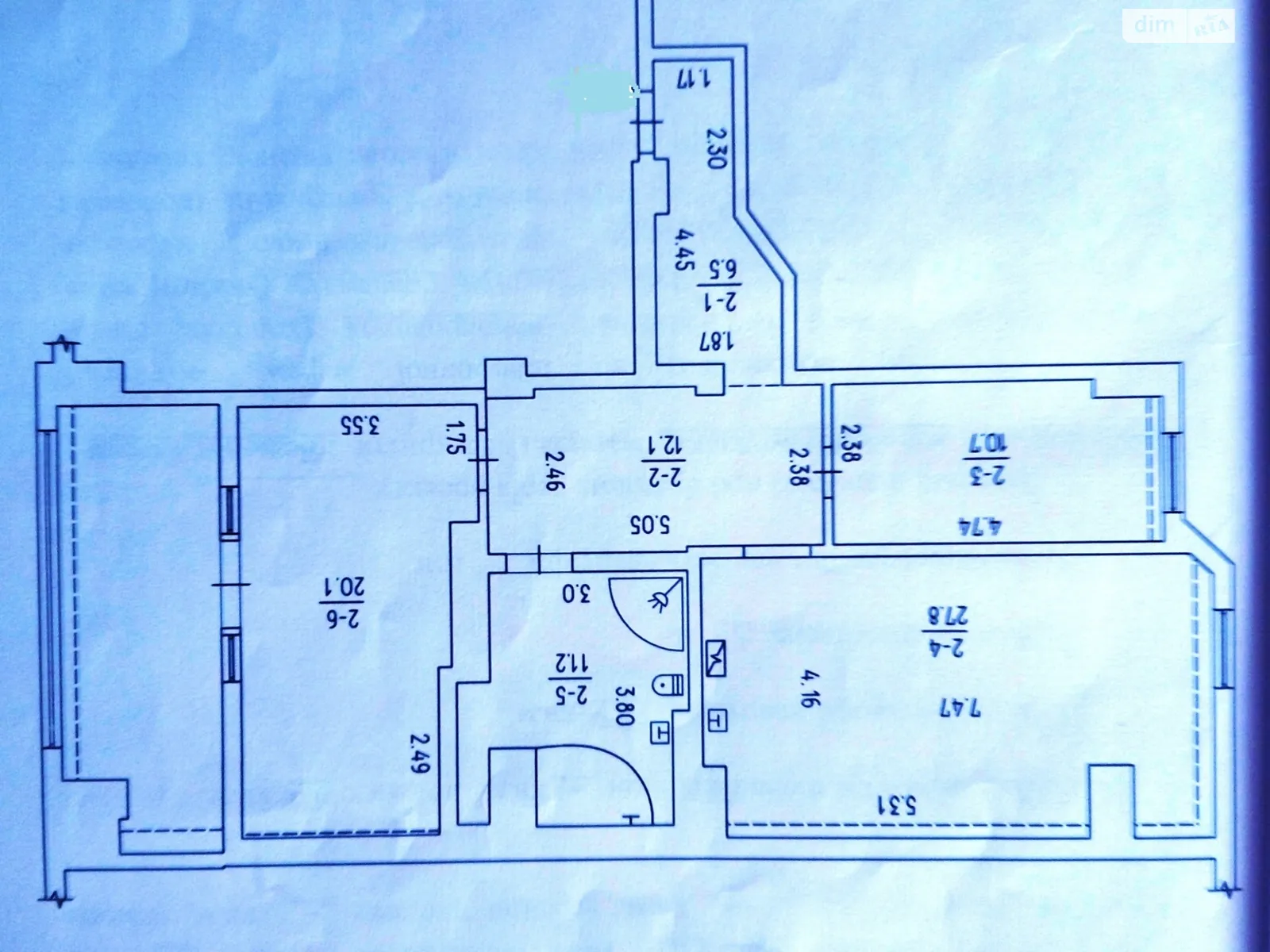 Продається 2-кімнатна квартира 95 кв. м у Черкасах, цена: 85500 $ - фото 1