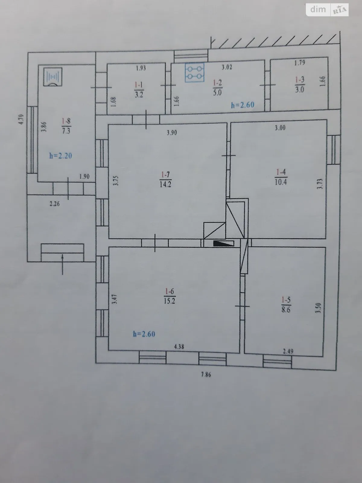 Продається одноповерховий будинок 67 кв. м з гаражем - фото 3