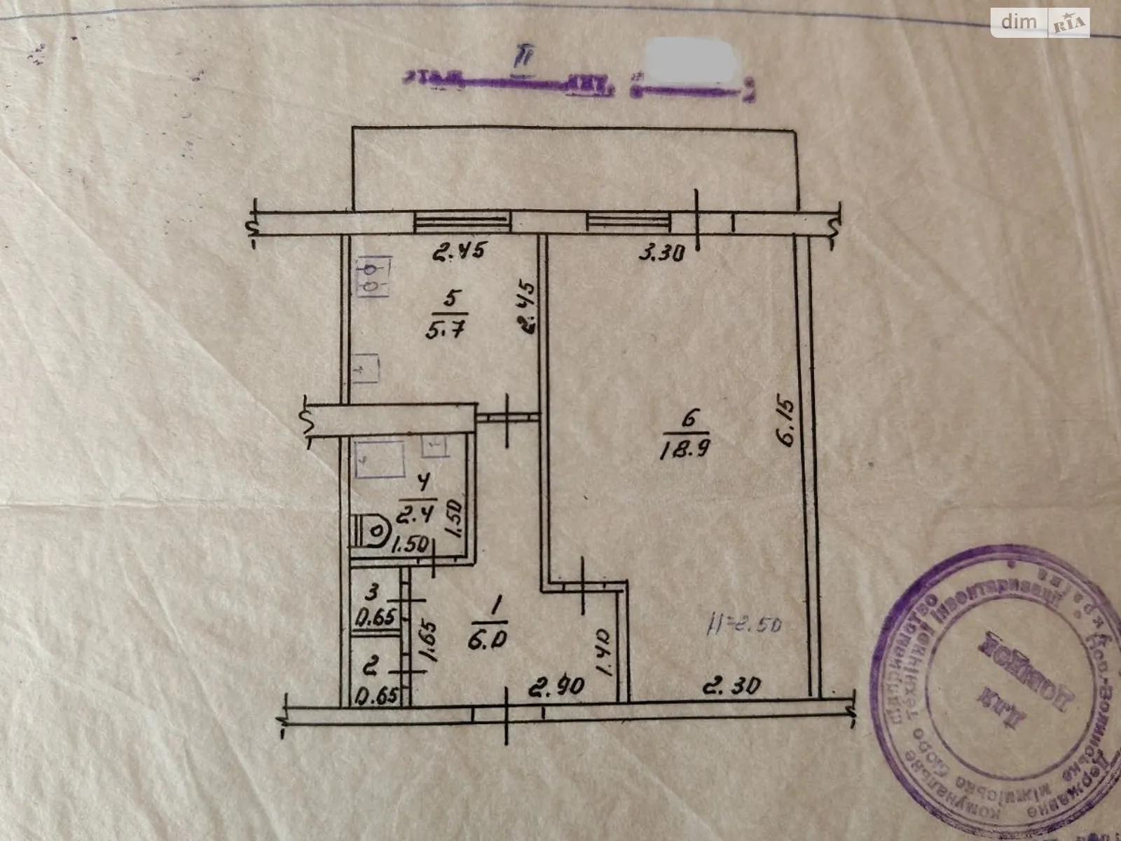 Продається 1-кімнатна квартира 36 кв. м у Звягелі - фото 1