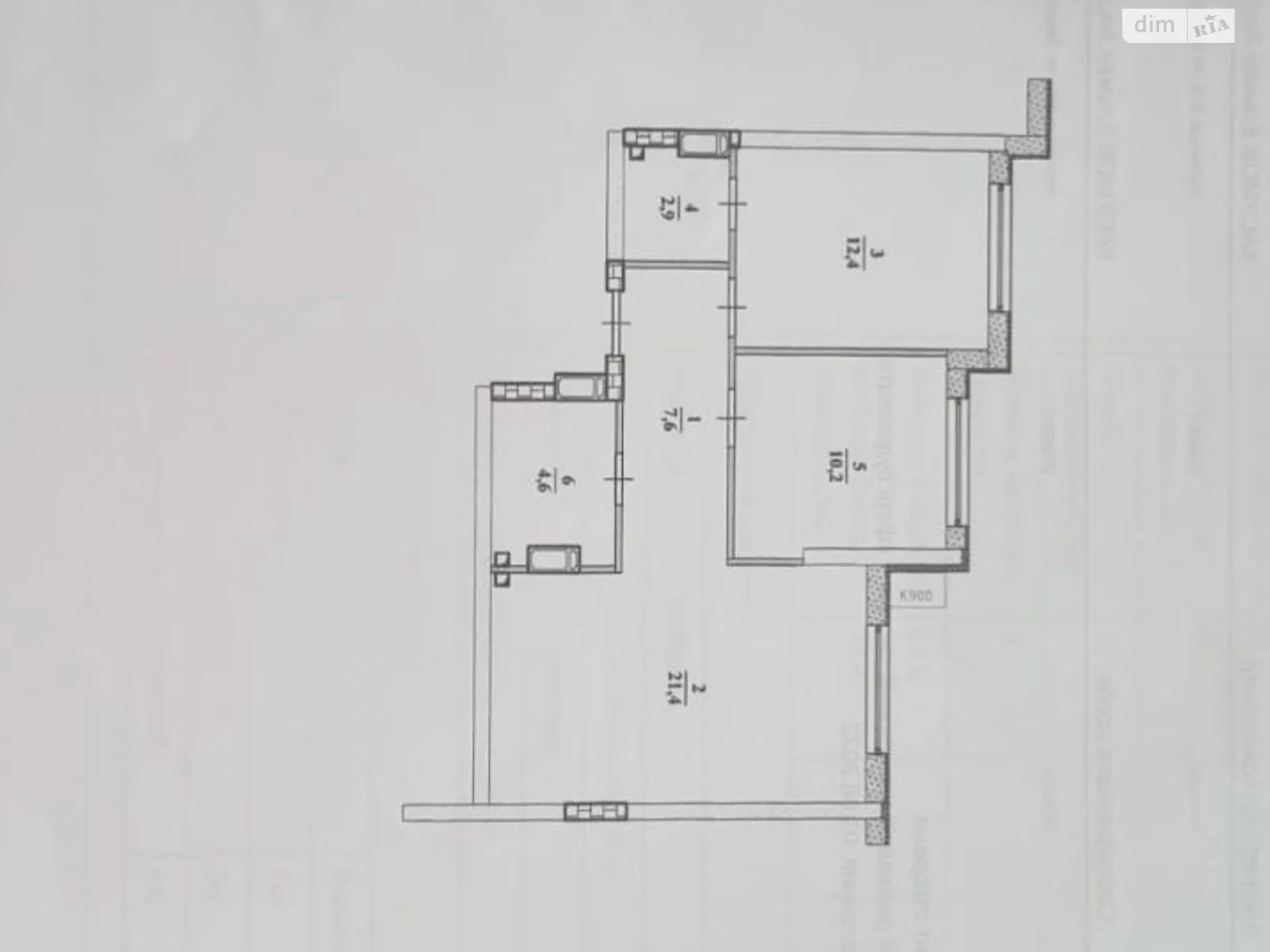 Продається 2-кімнатна квартира 59.1 кв. м у  - фото 2