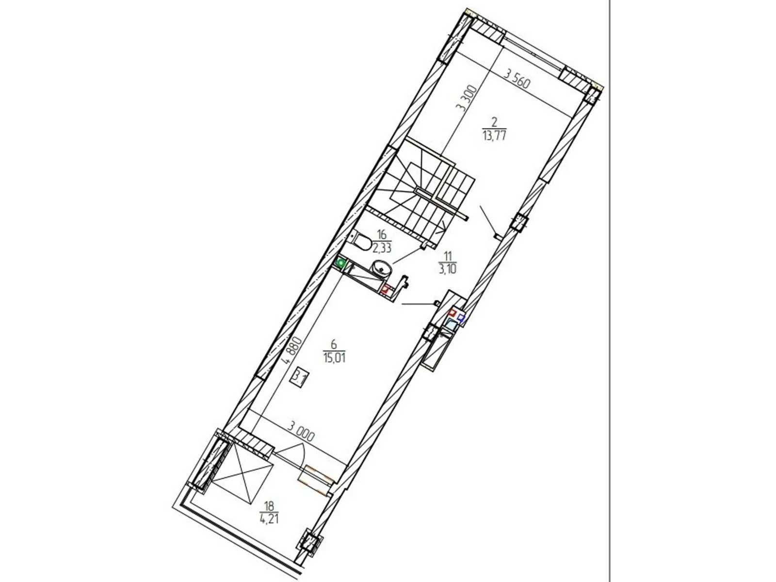 Продается 3-комнатная квартира 81.27 кв. м в Киеве, ул. Новополевая, 2 - фото 1