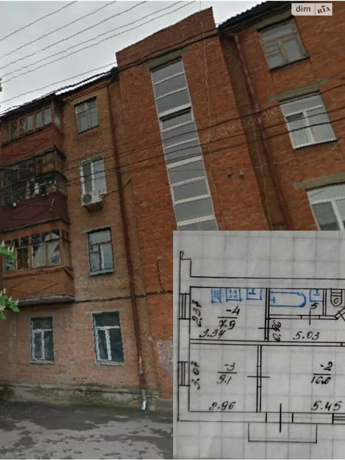 Продается 2-комнатная квартира 44 кв. м в Виннице, ул. Владислава Городецкого - фото 1
