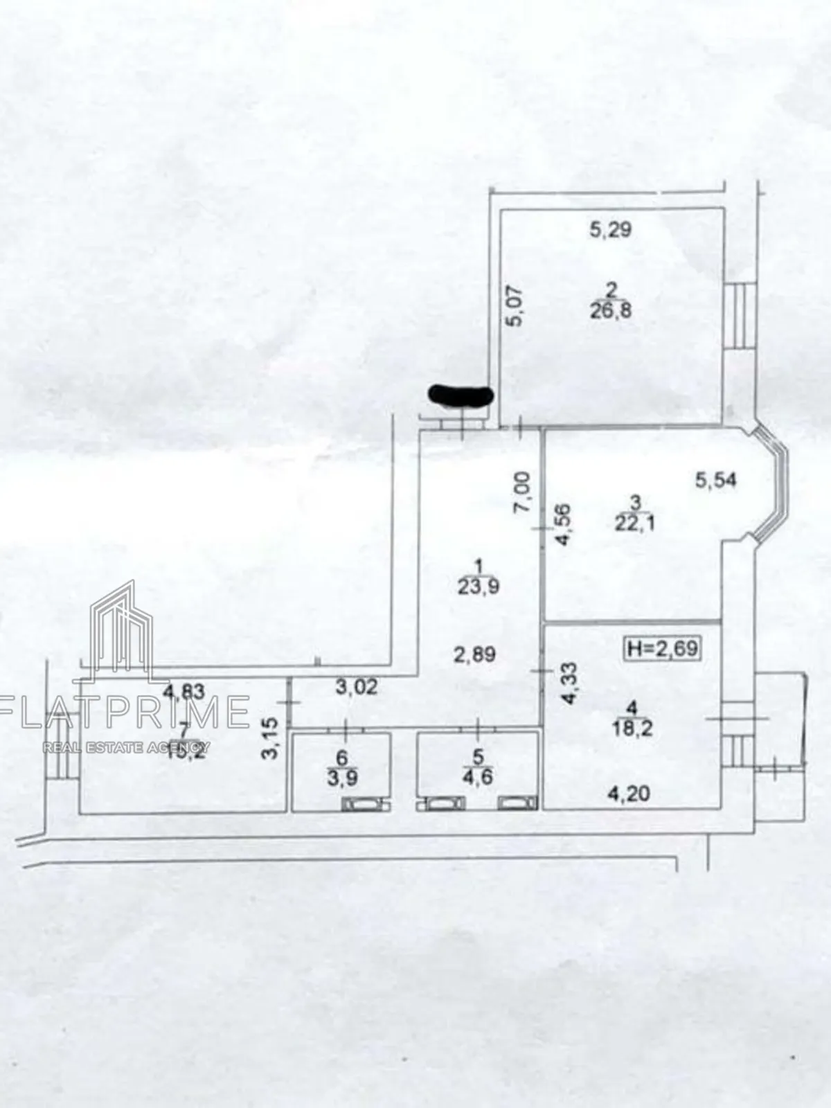 Продается 3-комнатная квартира 117.2 кв. м в Киеве - фото 3