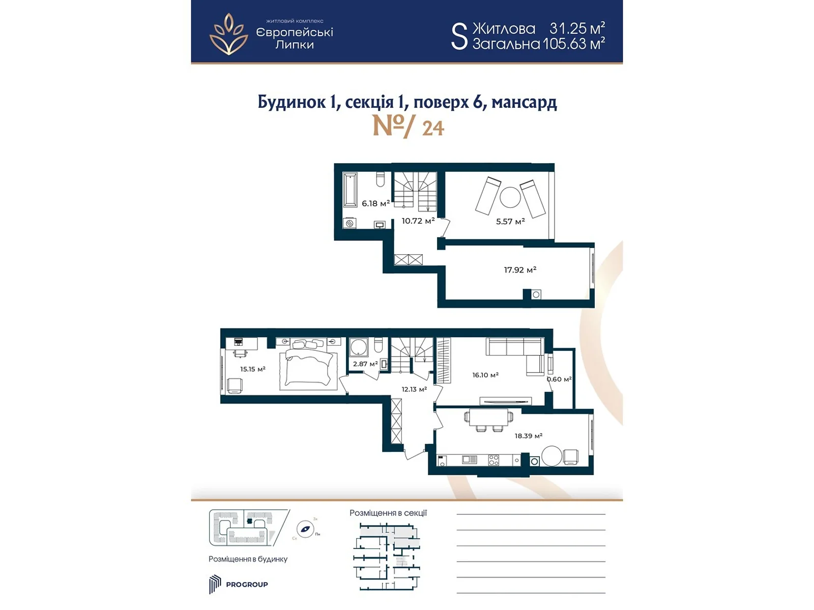 Продається 3-кімнатна квартира 105.63 кв. м у Софіївській Борщагівці, вул. Свободи , 1С - фото 1