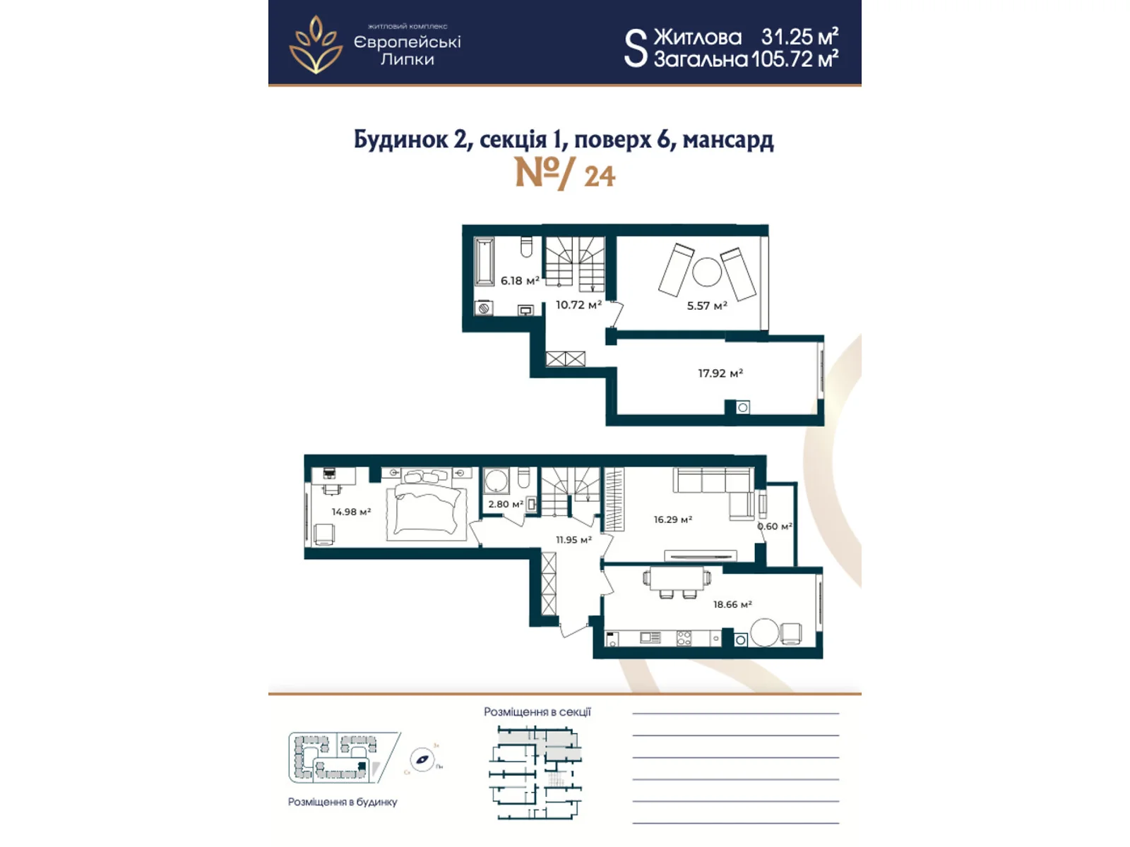 Продається 3-кімнатна квартира 105.72 кв. м у Софіївській Борщагівці, вул. Свободи , 1С - фото 1