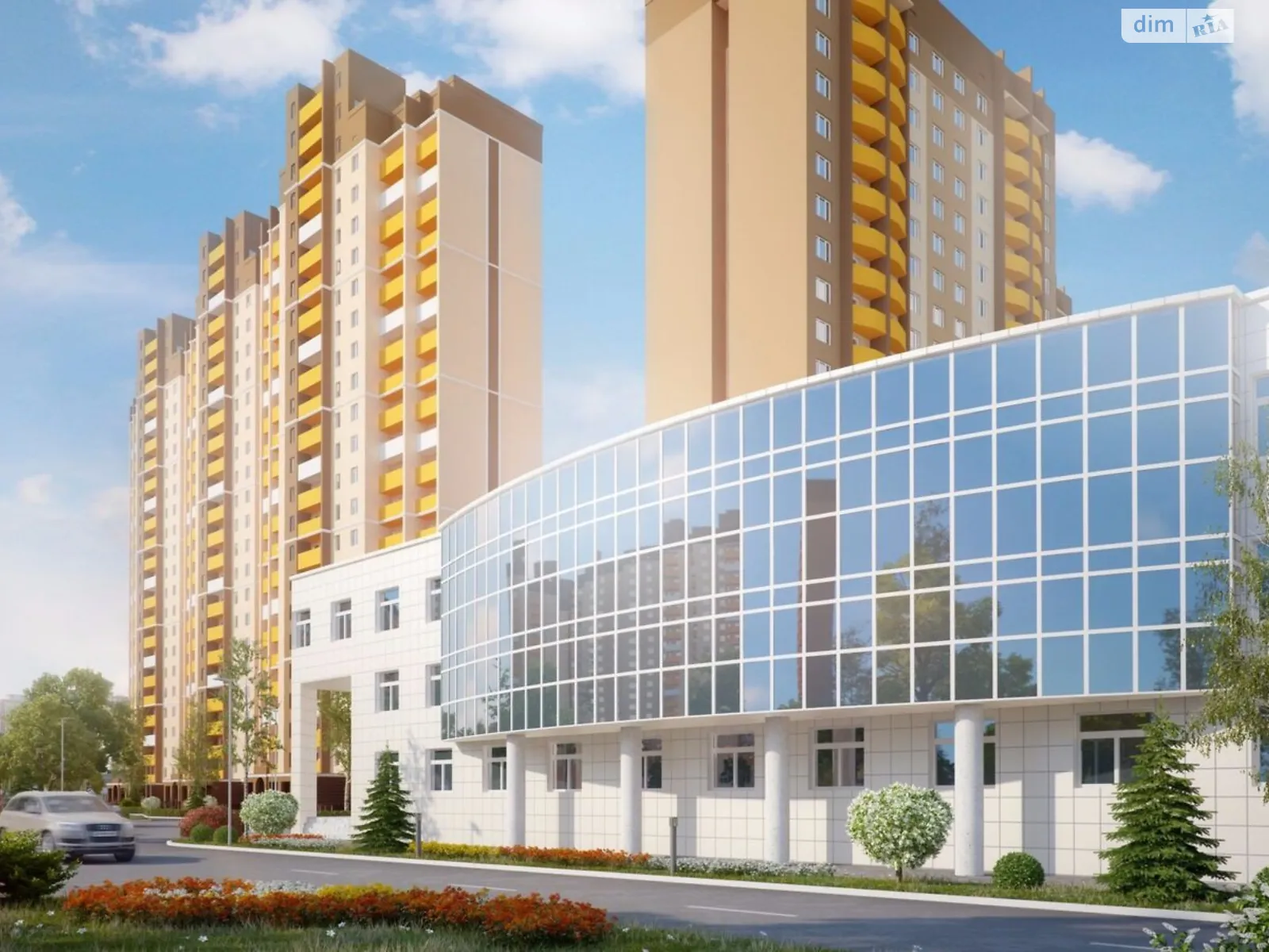 Продається 3-кімнатна квартира 76.6 кв. м у Коцюбинському, вул. Доківська, 14 - фото 1