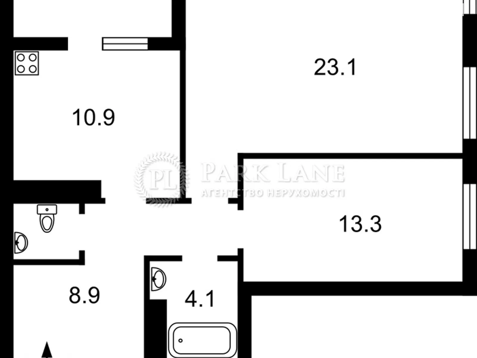 Продається 2-кімнатна квартира 67.2 кв. м у Києві, вул. Автозаводська, 72Б - фото 1