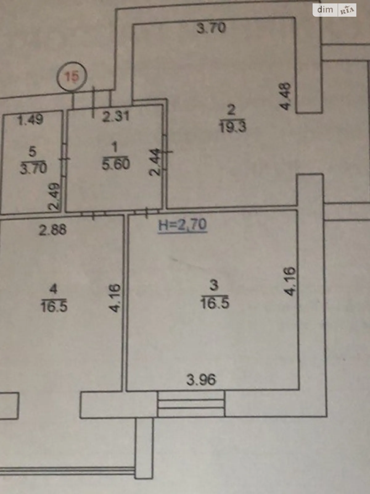 Продается 2-комнатная квартира 61.6 кв. м в Ирпене - фото 2