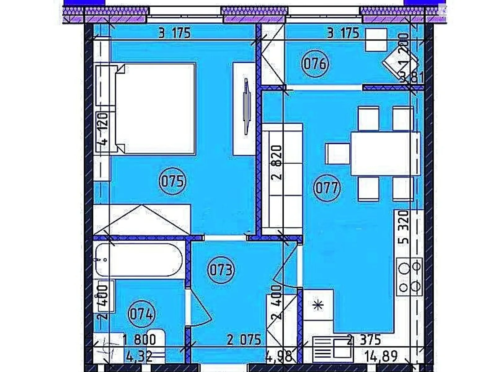 Продається 1-кімнатна квартира 41 кв. м у Києві, вул. Михайла Максимовича, 28Е - фото 1