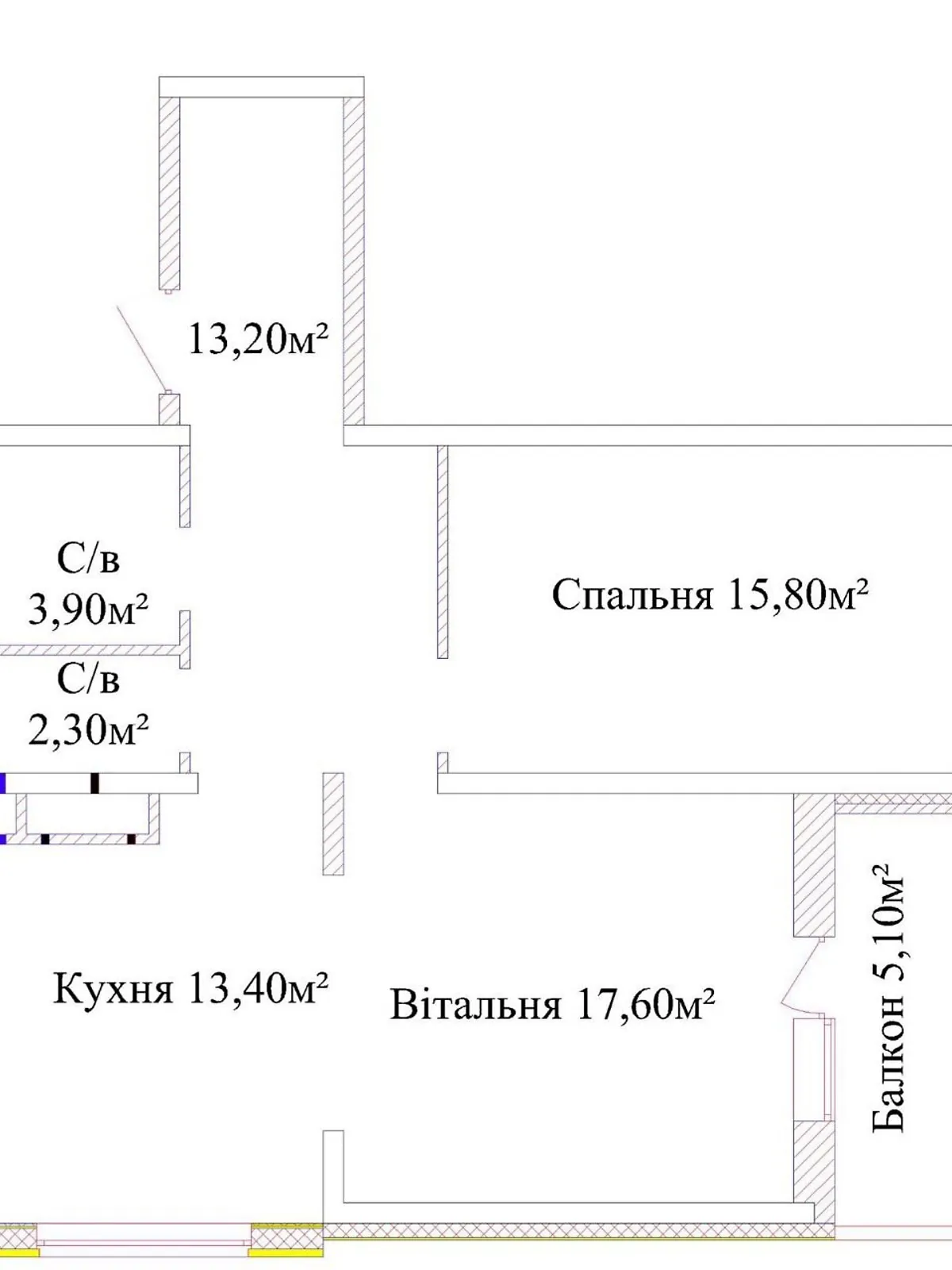 Продается 1-комнатная квартира 48.7 кв. м в Одессе - фото 2