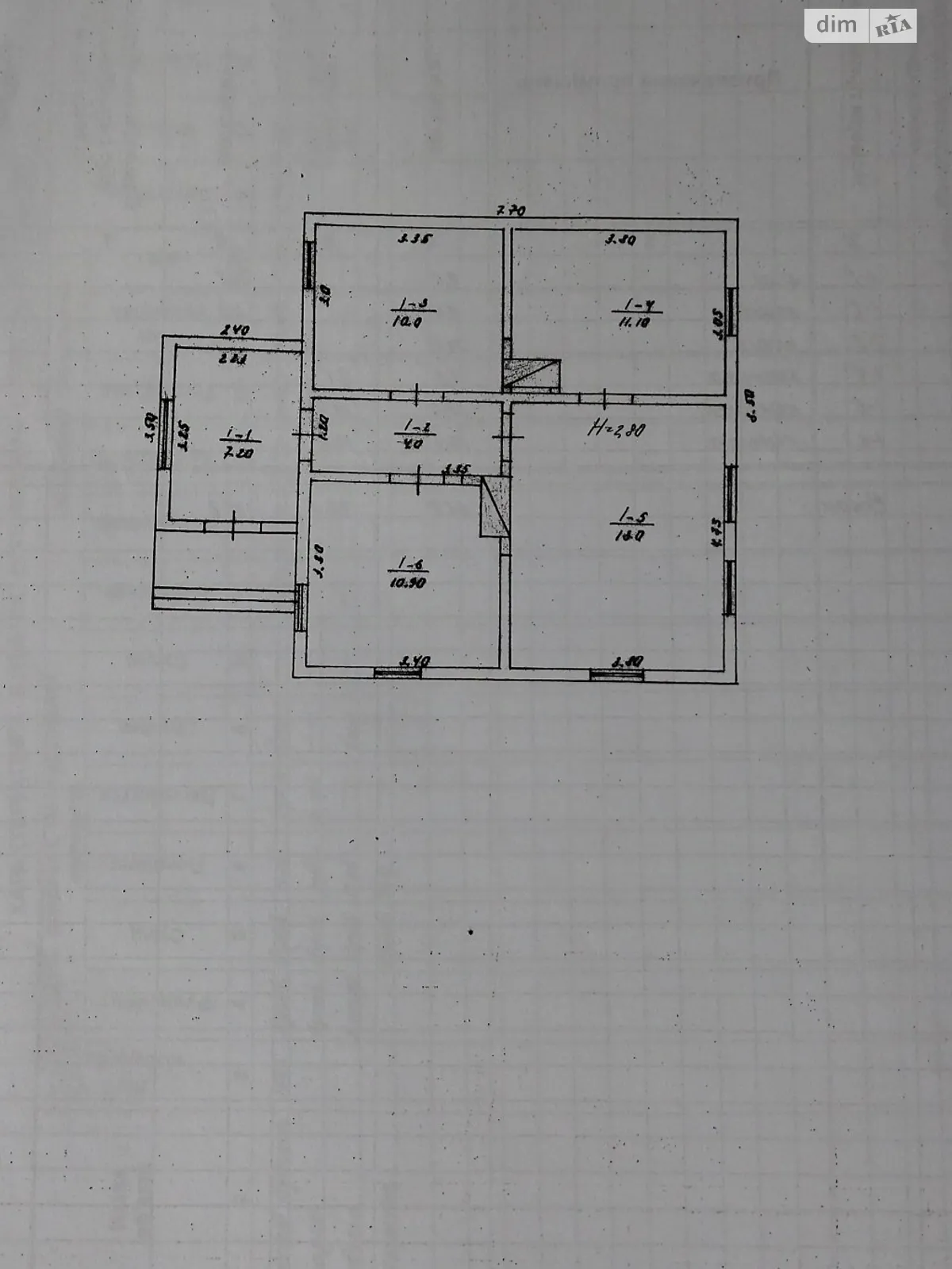 Продається одноповерховий будинок 63 кв. м с басейном, цена: 50000 $ - фото 1