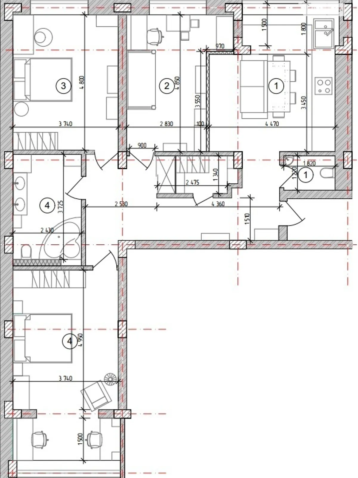 Продается 4-комнатная квартира 113 кв. м в Днепре, цена: 130000 $ - фото 1
