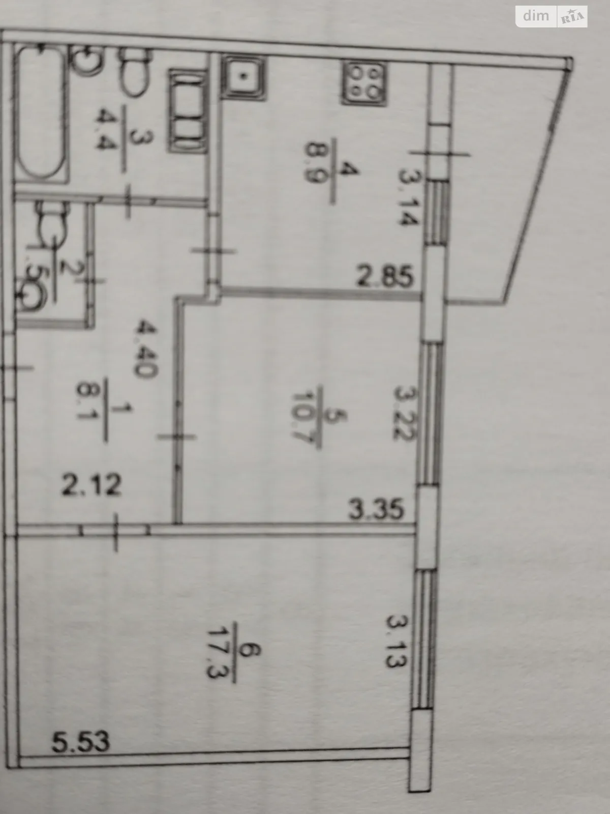 Продається 2-кімнатна квартира 53.7 кв. м у  - фото 2