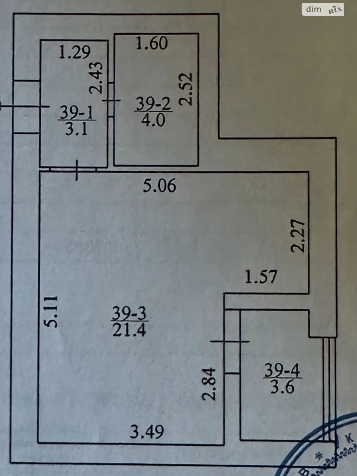 Продається 1-кімнатна квартира 32.1 кв. м у  - фото 3