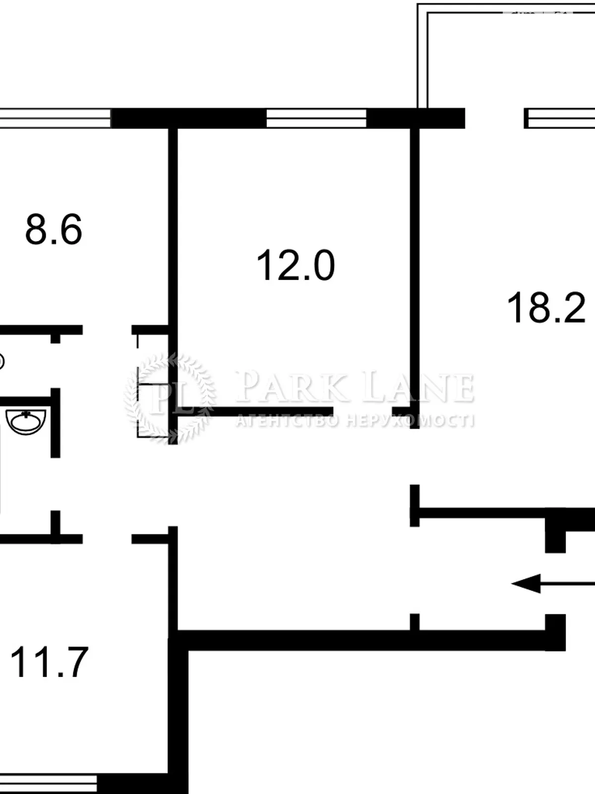 Продається 3-кімнатна квартира 74 кв. м у Києві - фото 3