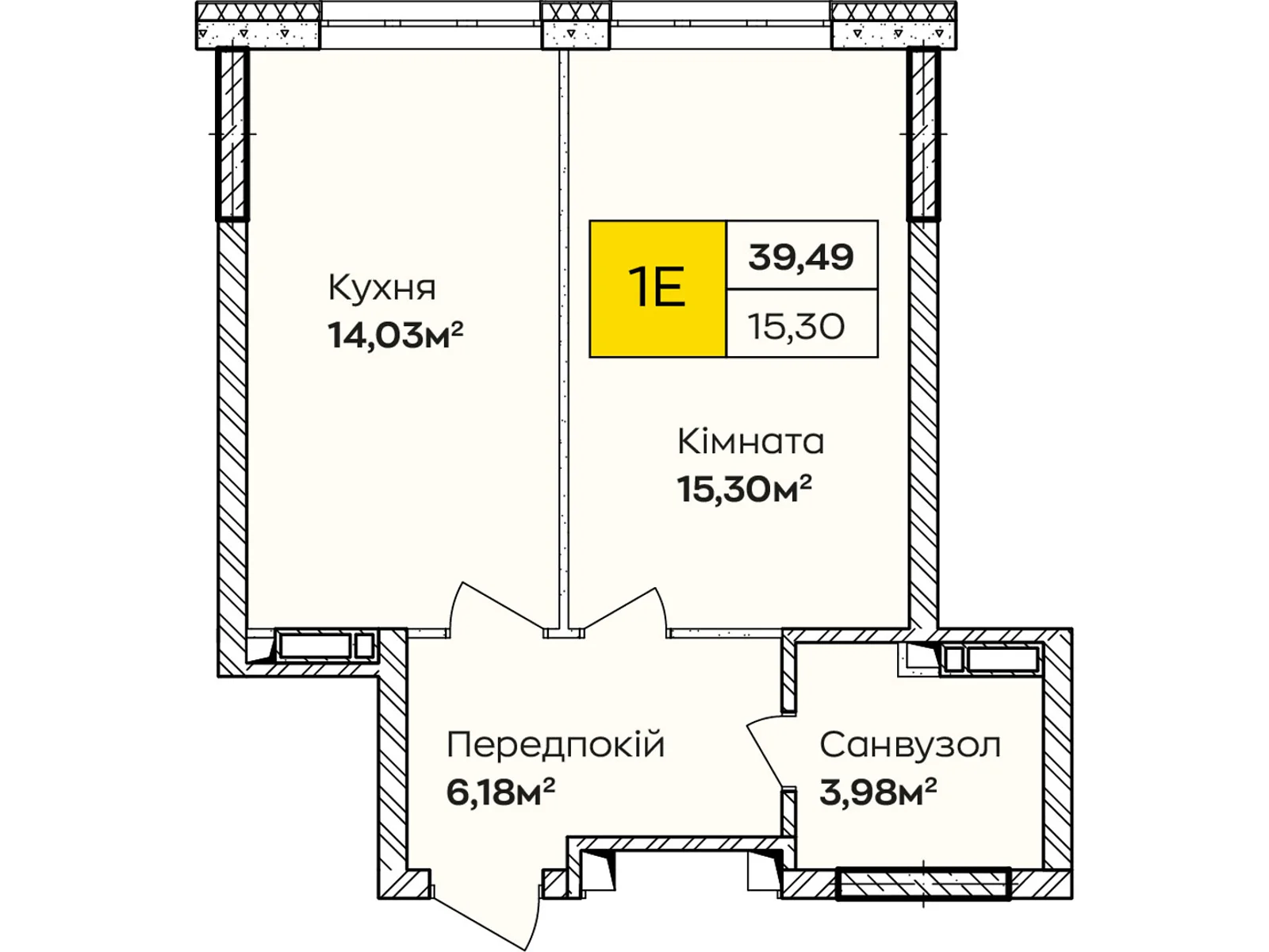 Продается 1-комнатная квартира 39 кв. м в Киеве, ул. Ивана Кочерги, 17А - фото 1
