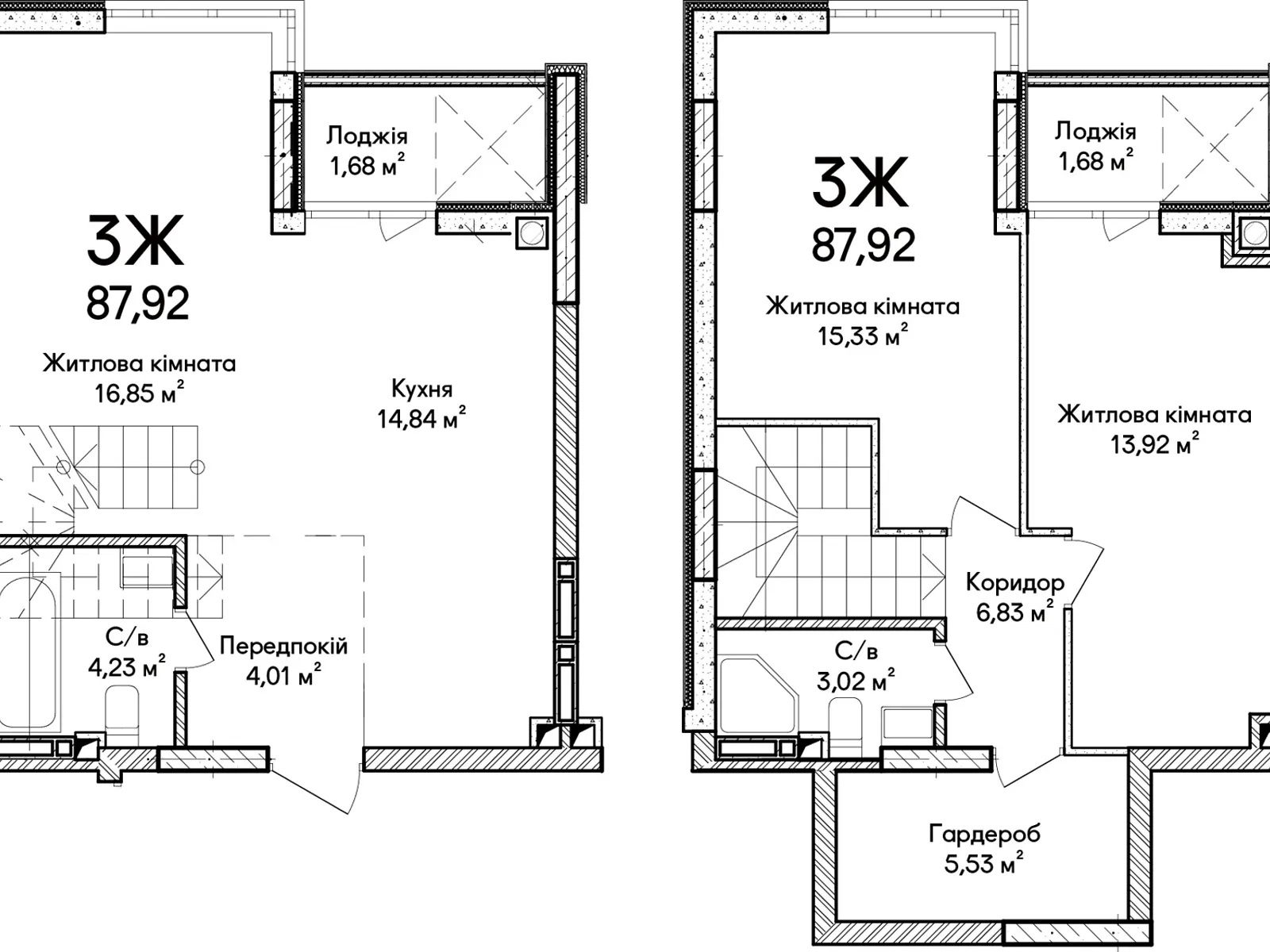 Продается 3-комнатная квартира 87.92 кв. м в Ирпене - фото 2