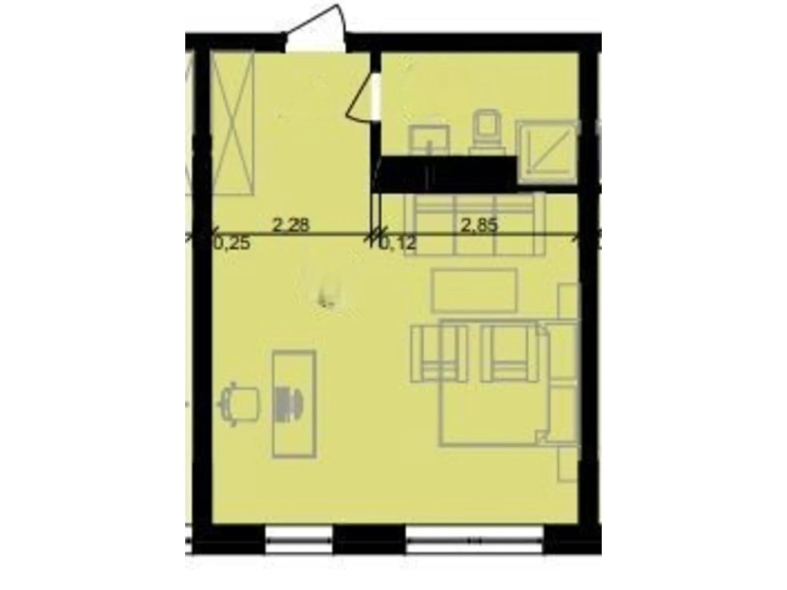 Продається офіс 34.1 кв. м в бізнес-центрі, цена: 22886 $ - фото 1