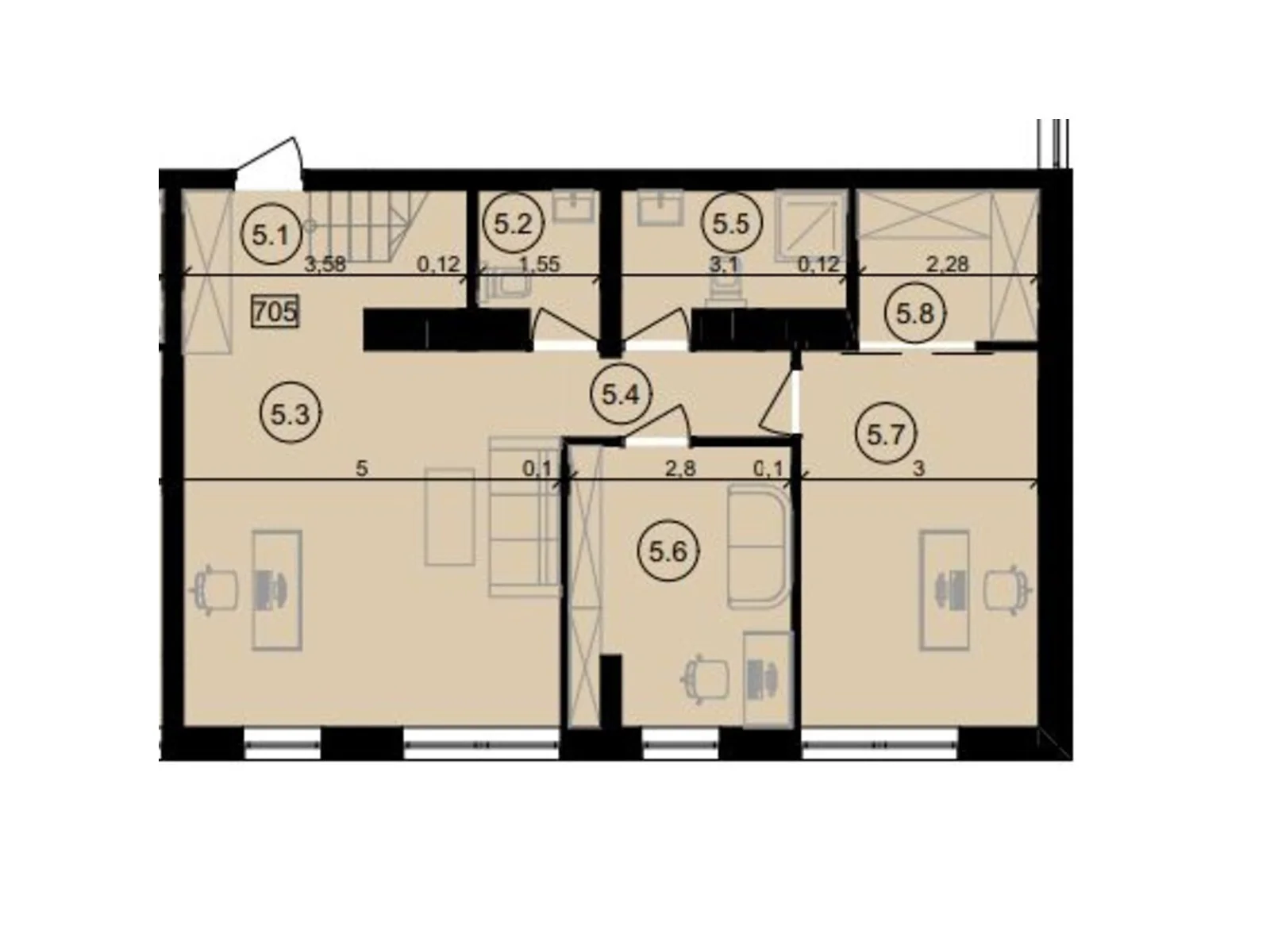 Продается офис 93.55 кв. м в бизнес-центре, цена: 62845 $ - фото 1