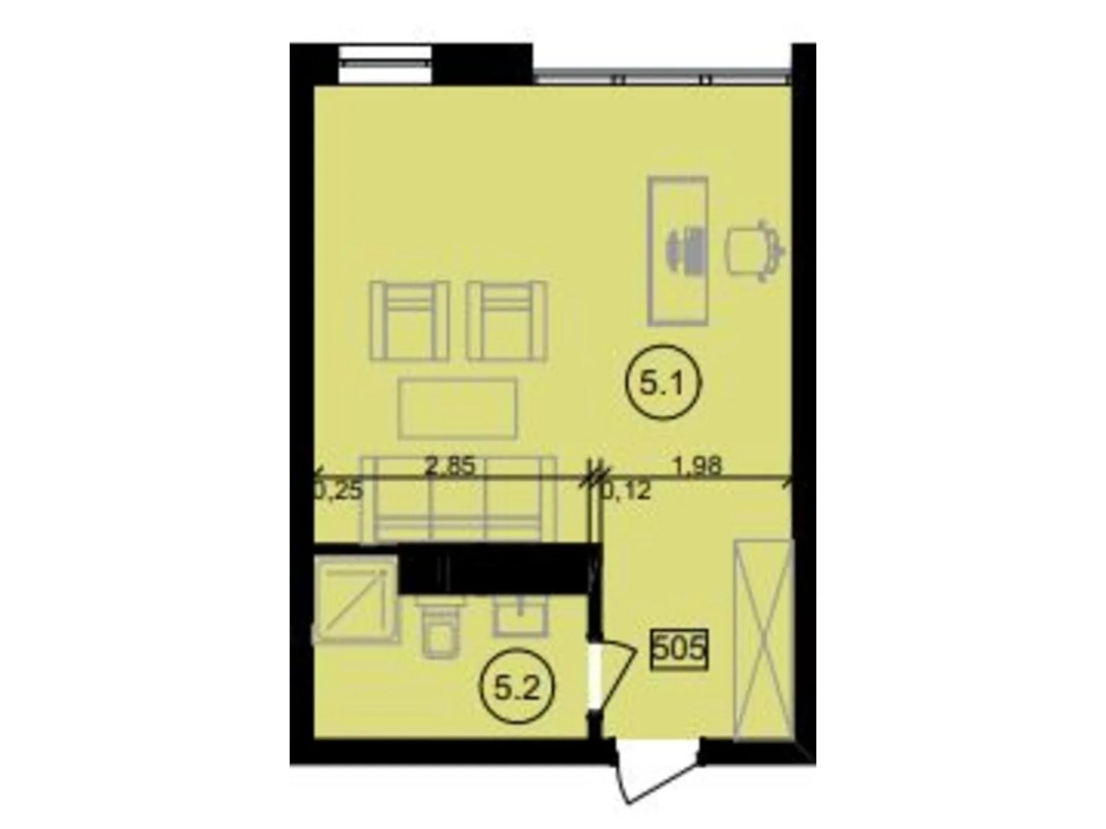 Продается офис 32.07 кв. м в бизнес-центре, цена: 23852 $ - фото 1