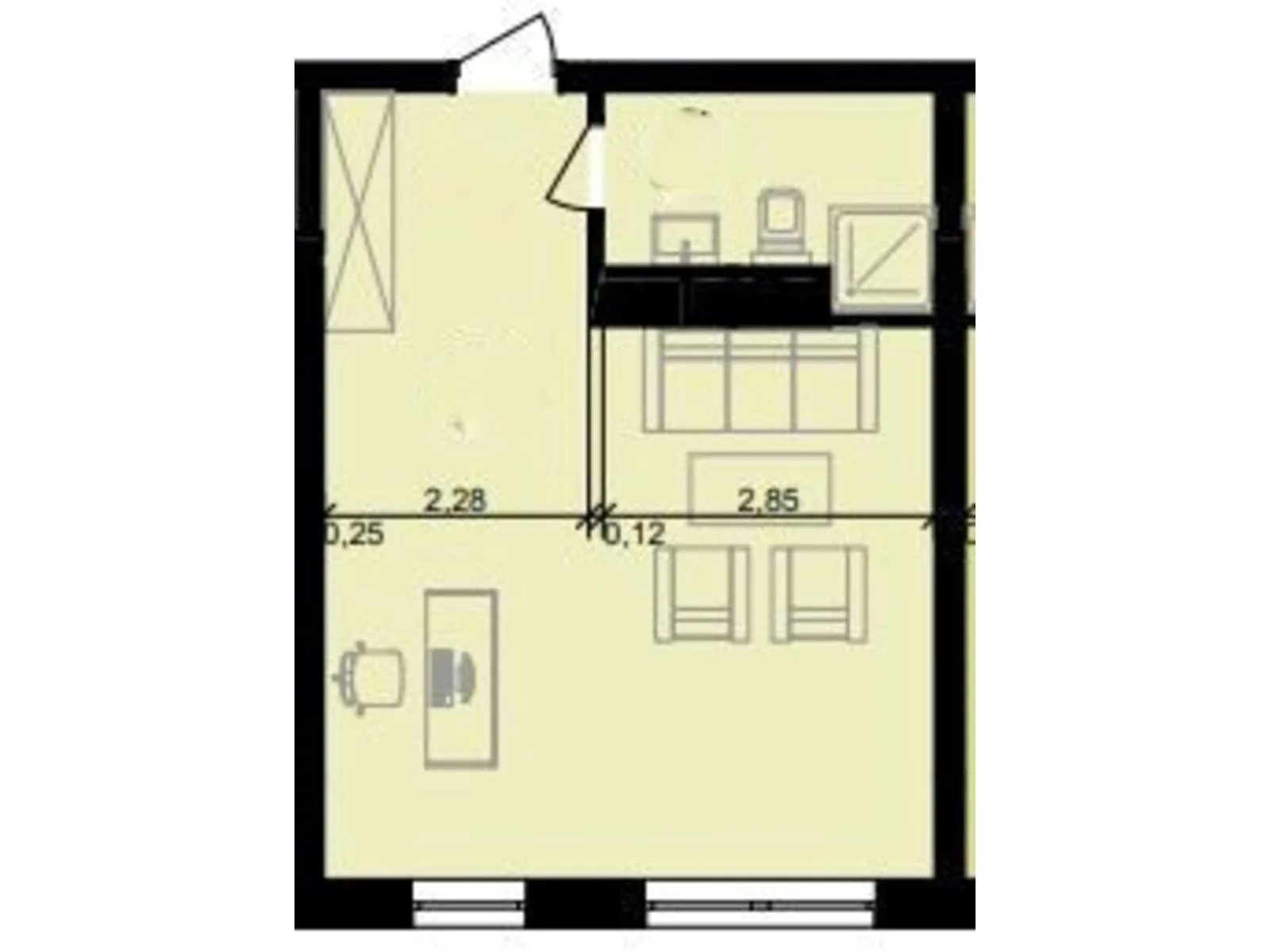 Продается офис 34.1 кв. м в бизнес-центре, цена: 22886 $ - фото 1