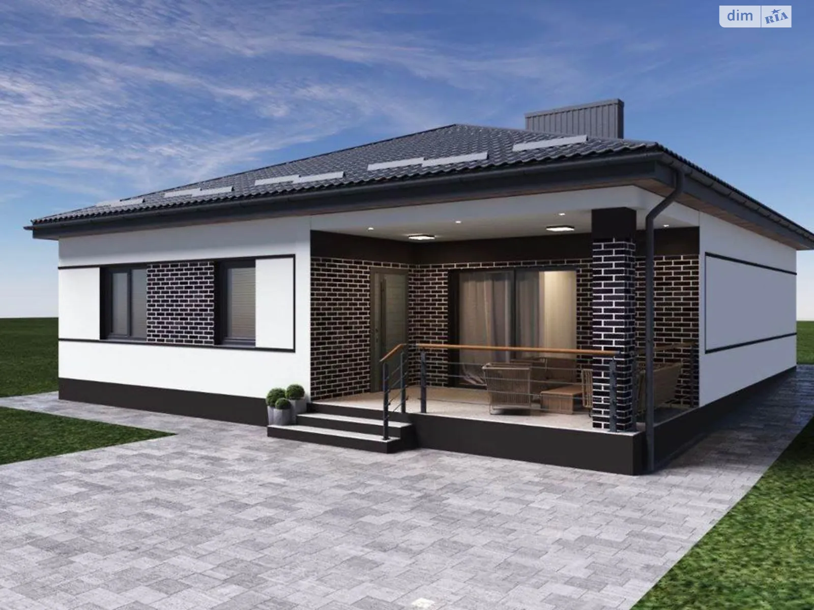 Продается одноэтажный дом 105 кв. м с балконом, цена: 82000 $ - фото 1