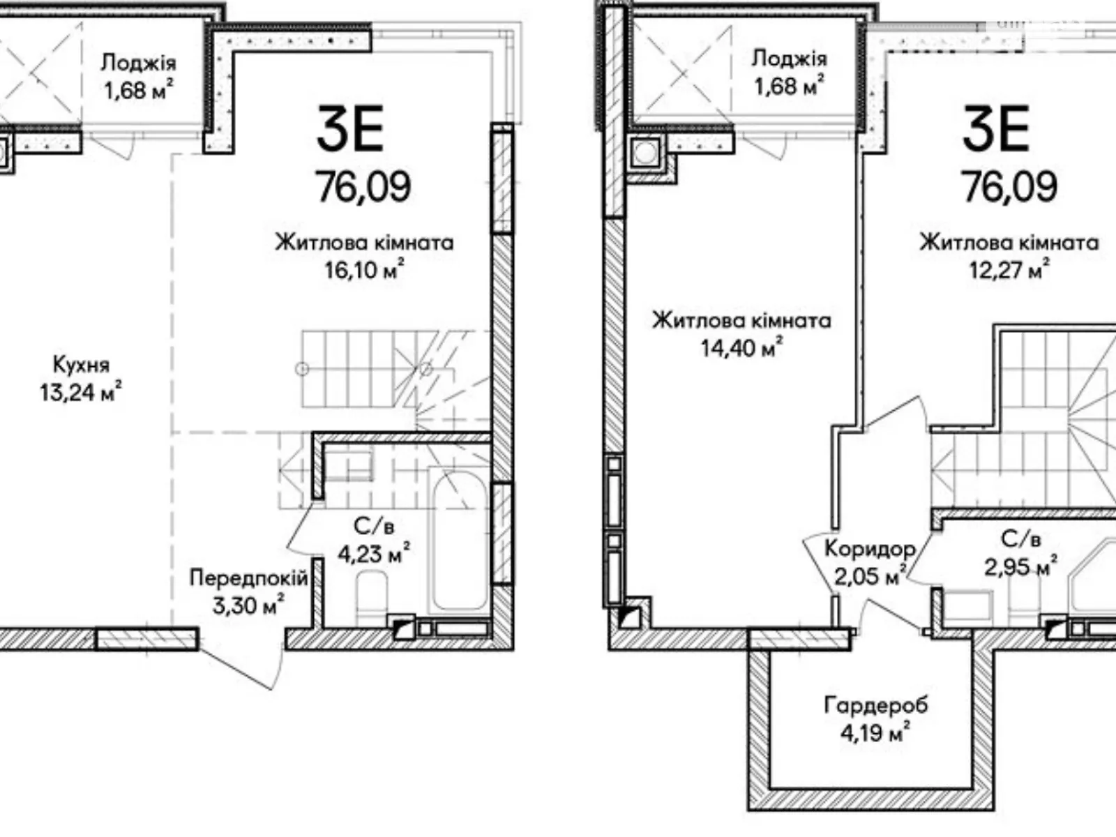 Продается 3-комнатная квартира 76.09 кв. м в Ирпене - фото 4