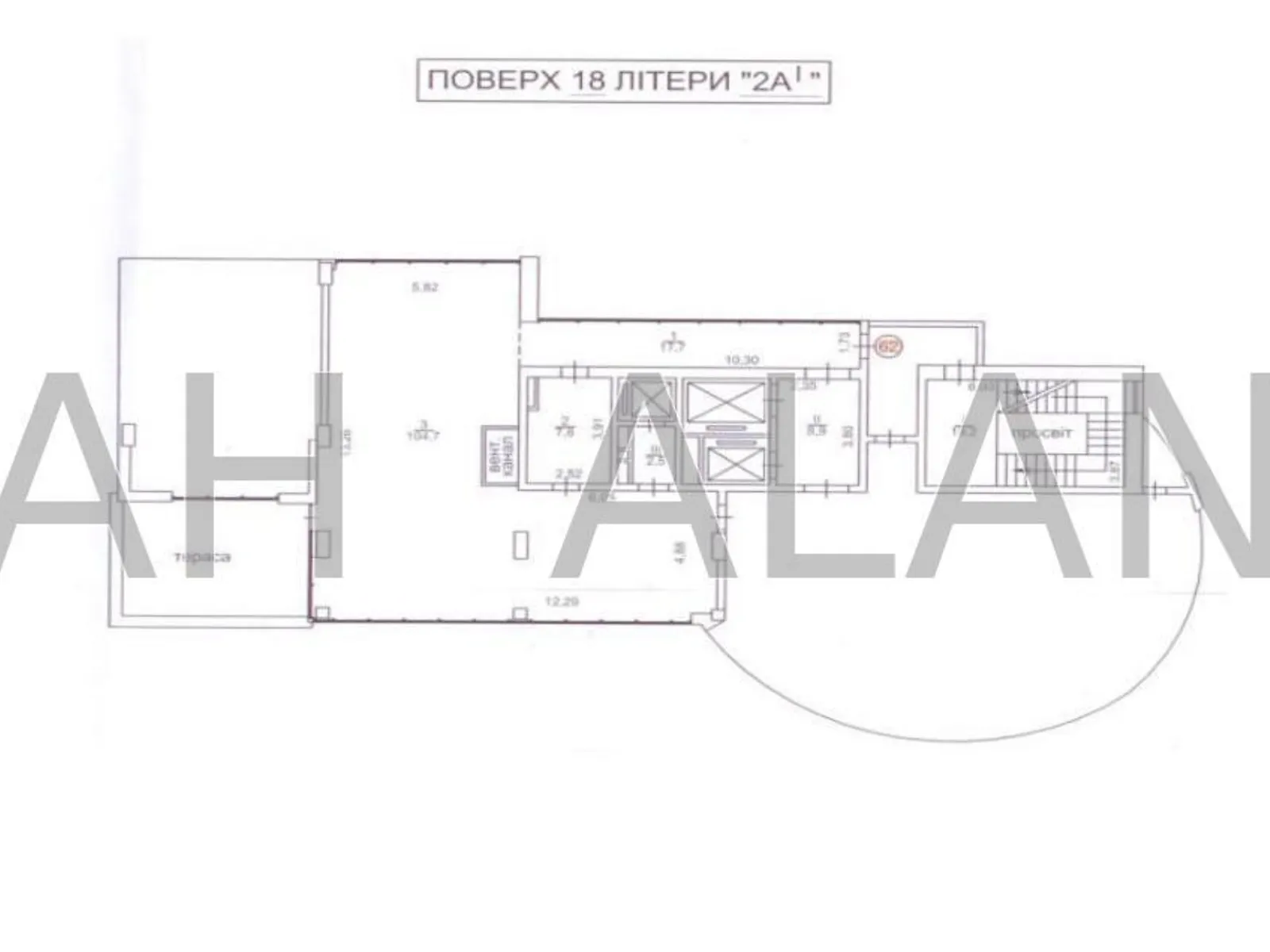 Здається в оренду офіс 278 кв. м в бізнес-центрі, цена: 58380 грн - фото 1