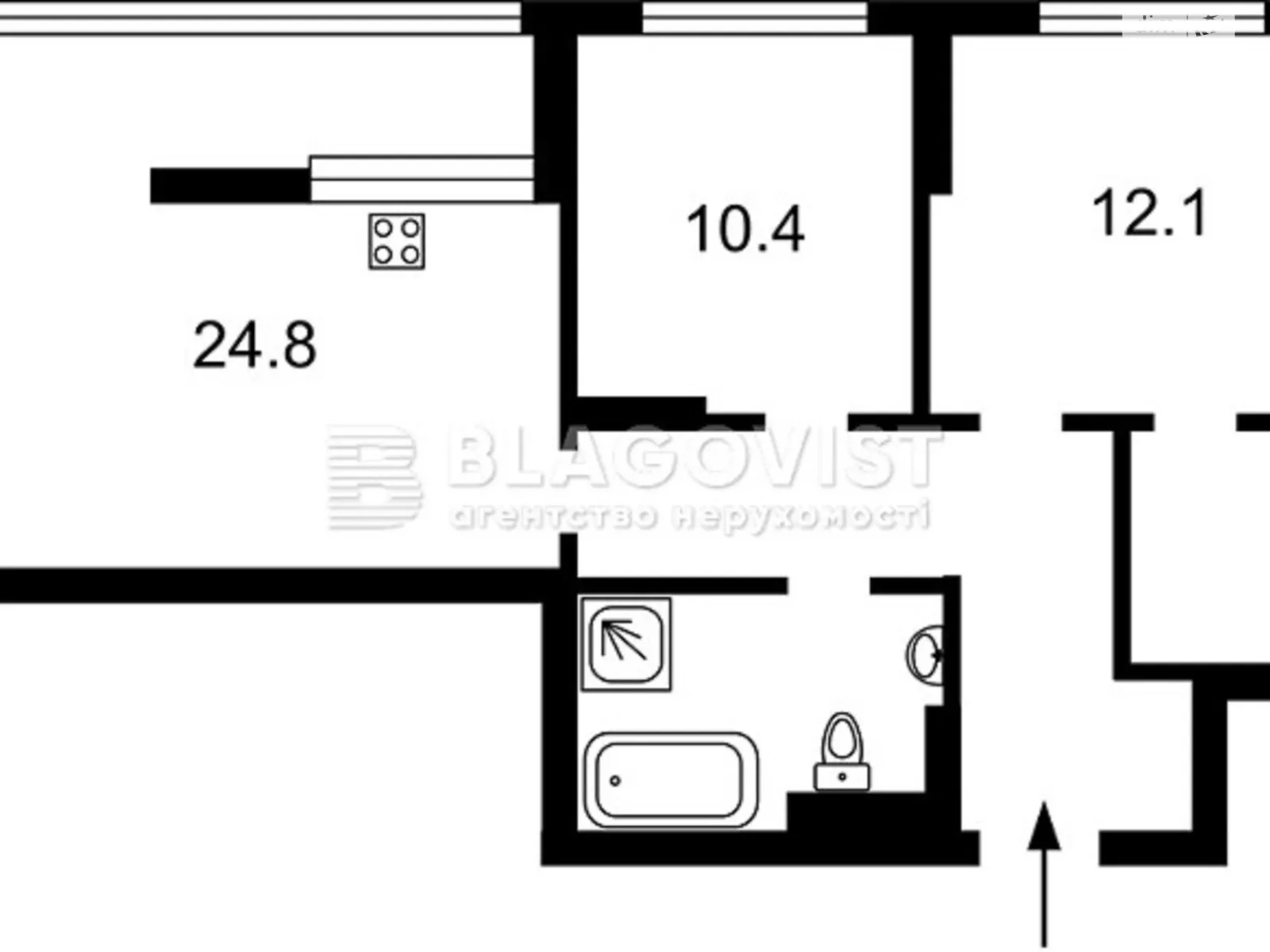 Продается 2-комнатная квартира 69 кв. м в Киеве - фото 3