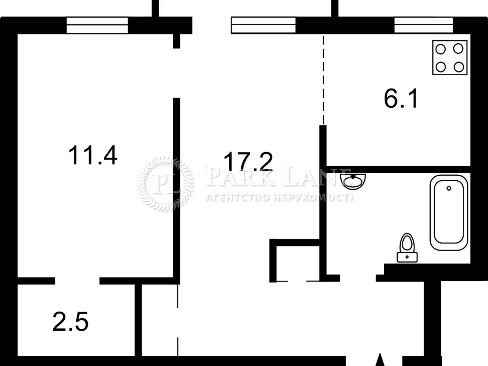 Продається 2-кімнатна квартира 42.2 кв. м у Києві - фото 2