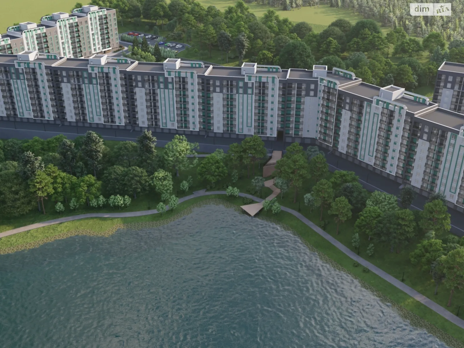 Продается 1-комнатная квартира 42 кв. м в Зарванцах, ул. Сосновая - фото 1