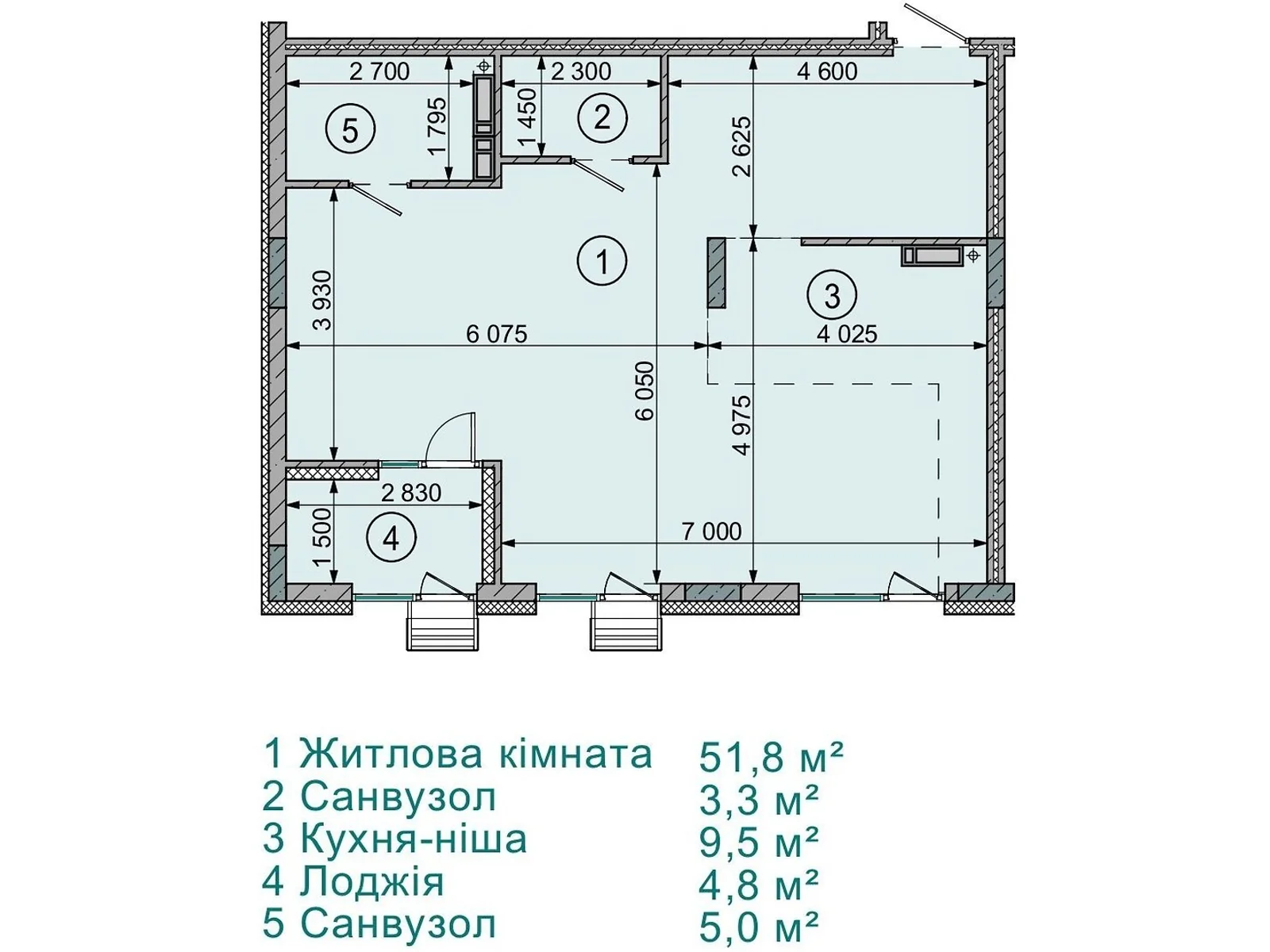 Продается 1-комнатная квартира 74.4 кв. м в Софиевской Борщаговке, ул. Соборная, 77А - фото 1