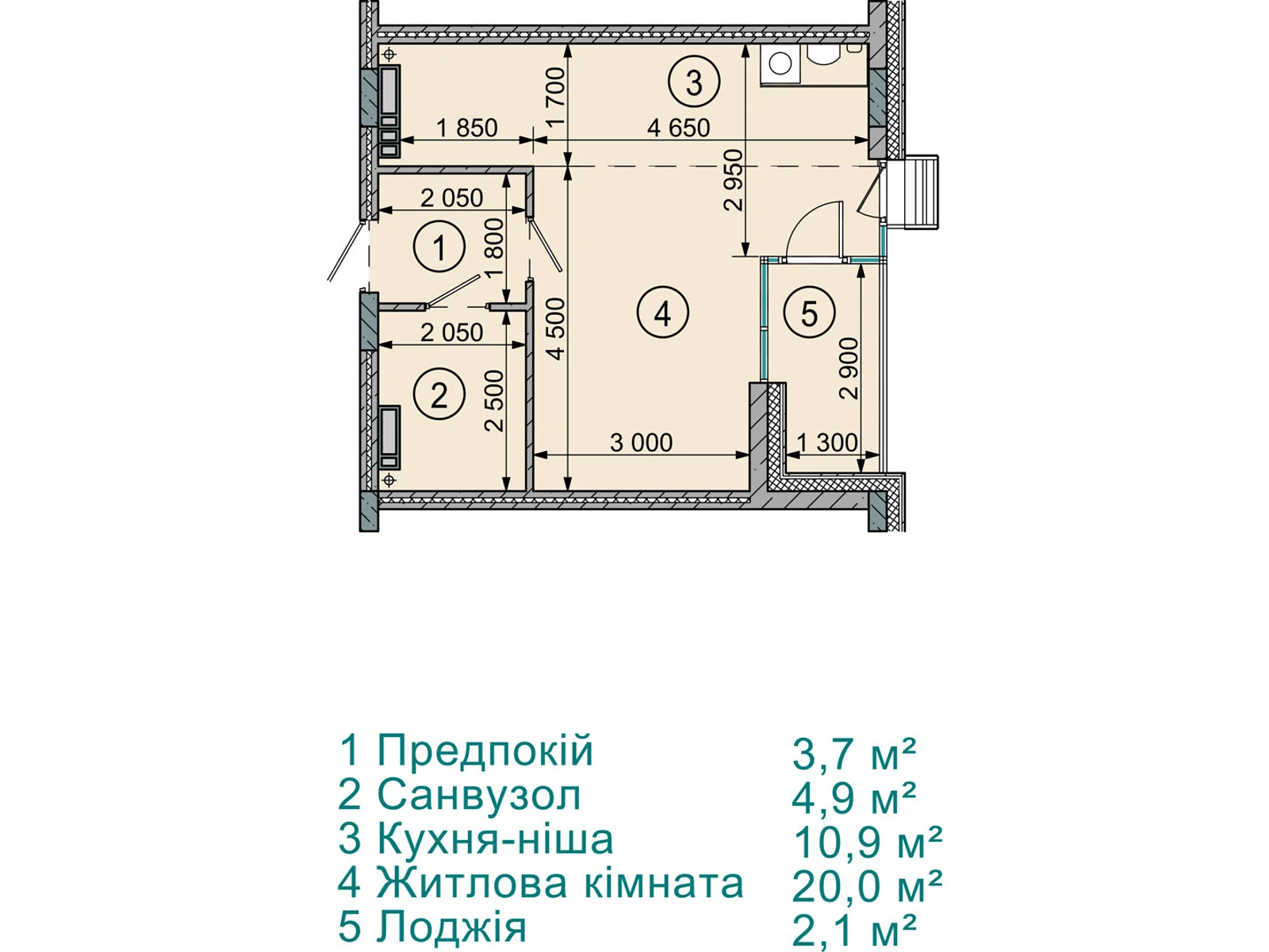 Продається 1-кімнатна квартира 37.9 кв. м у Софіївській Борщагівці, вул. Соборна, 77А - фото 1