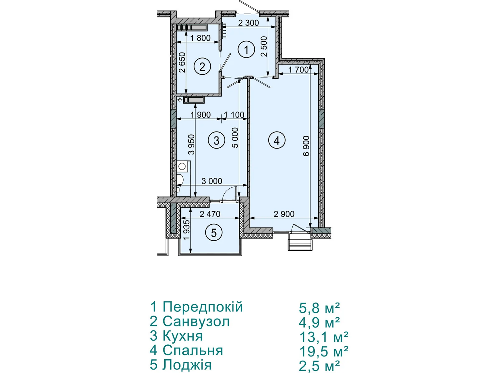 Продається 1-кімнатна квартира 45.8 кв. м у Софіївській Борщагівці, вул. Соборна, 77А - фото 1