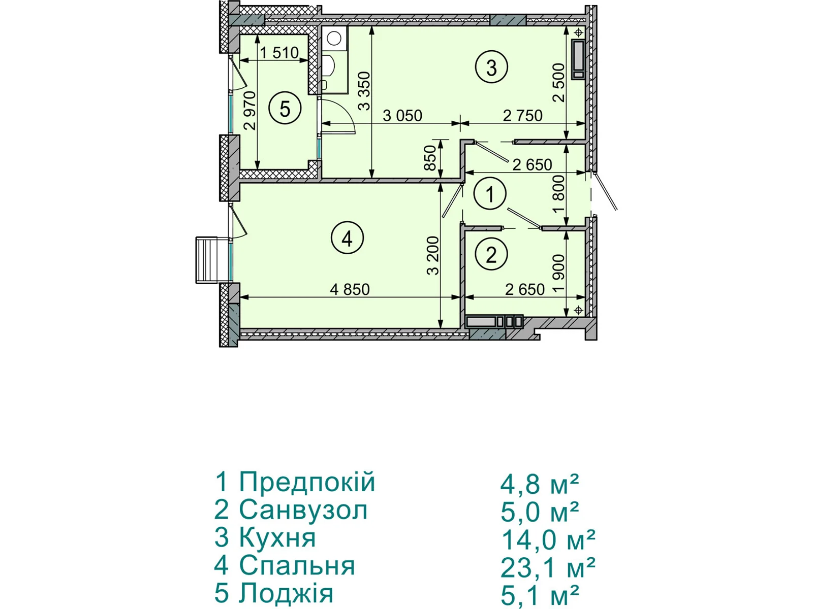 Продається 1-кімнатна квартира 47.9 кв. м у Софіївській Борщагівці, вул. Соборна, 77А - фото 1