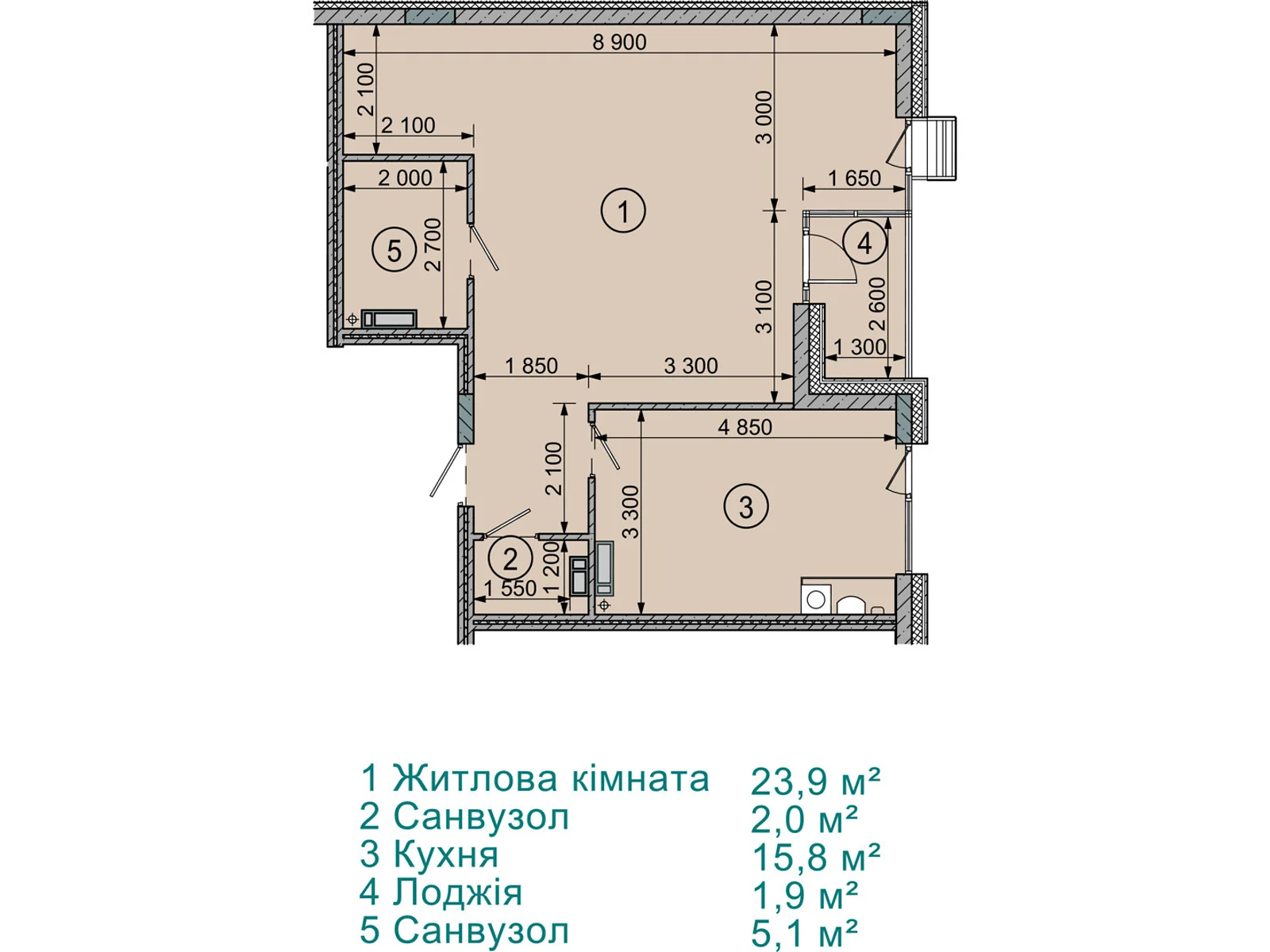 Продається 1-кімнатна квартира 70 кв. м у Софіївській Борщагівці, вул. Соборна, 77А - фото 1