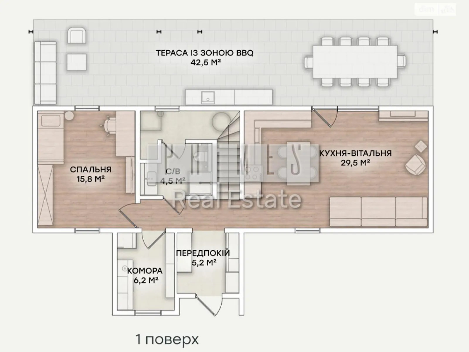 Продается дом на 2 этажа 151.5 кв. м с террасой - фото 3