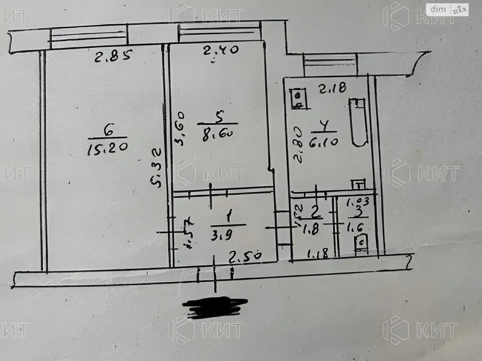 Продається 2-кімнатна квартира 38 кв. м у Харкові, вул. Полтавський Шлях, 175 - фото 1