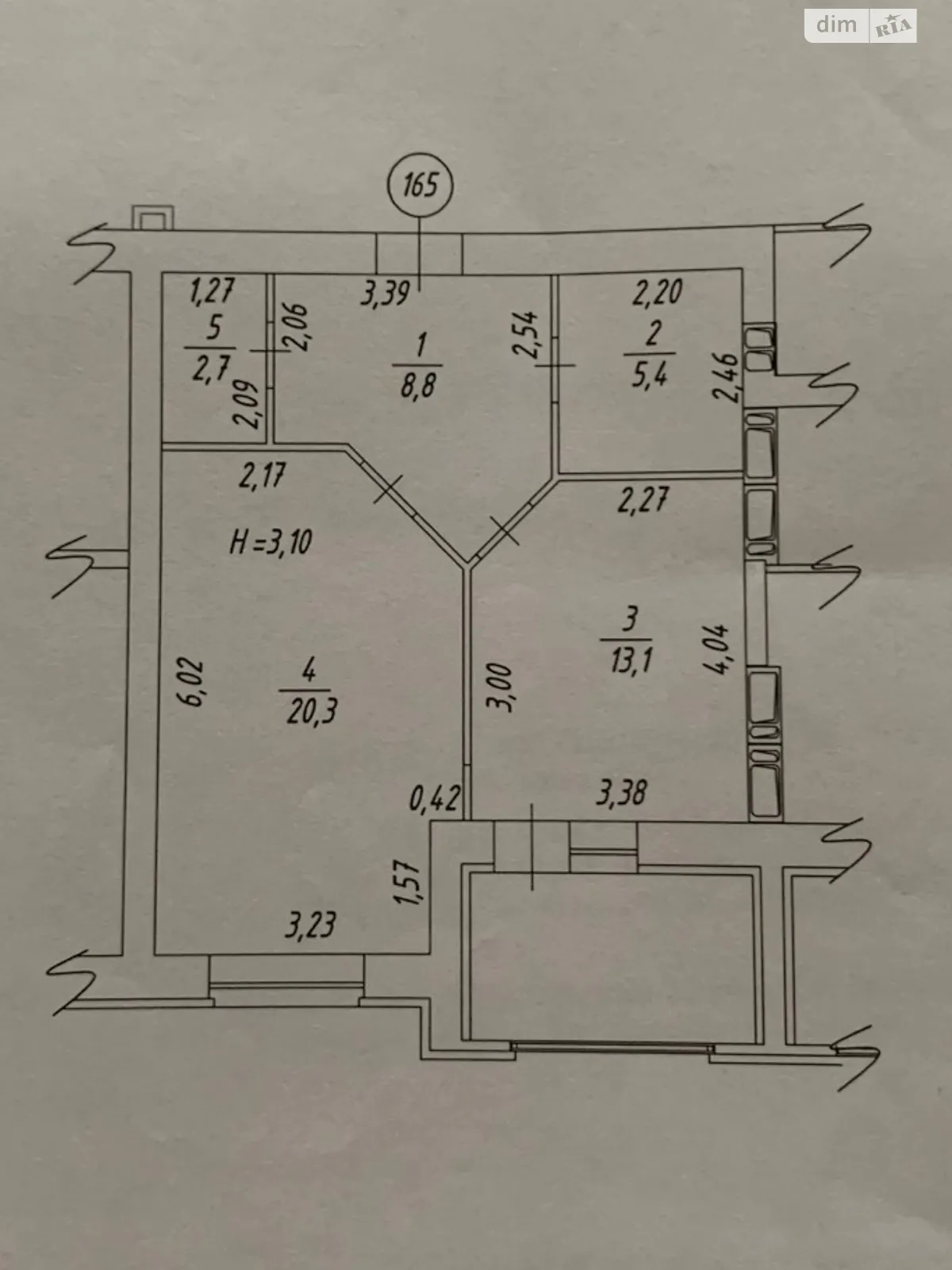 Продається 1-кімнатна квартира 57.6 кв. м у Харкові - фото 3