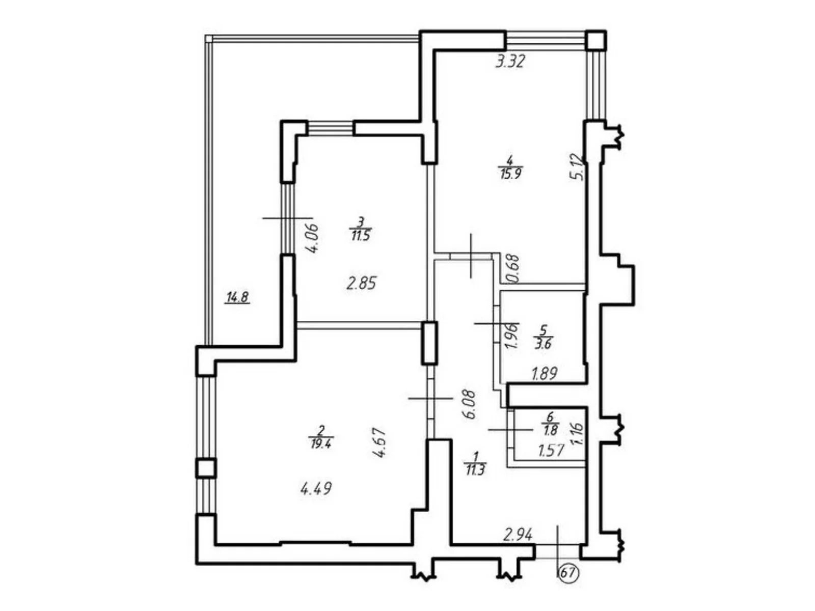 Продається 2-кімнатна квартира 75.3 кв. м у Львові, вул. Під Голоском - фото 1