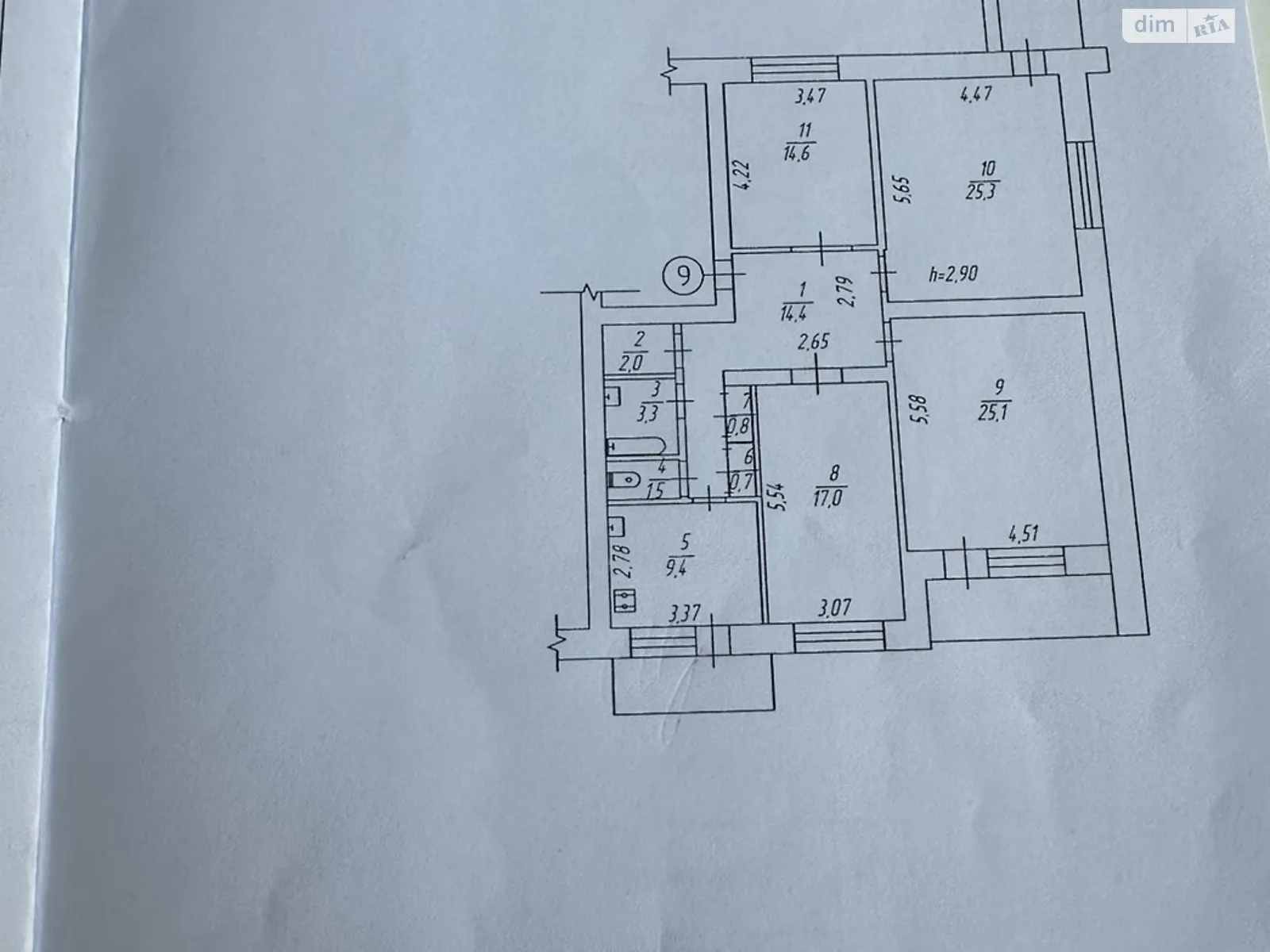 Продається 4-кімнатна квартира 128 кв. м у Вінниці, вул. Театральна - фото 1