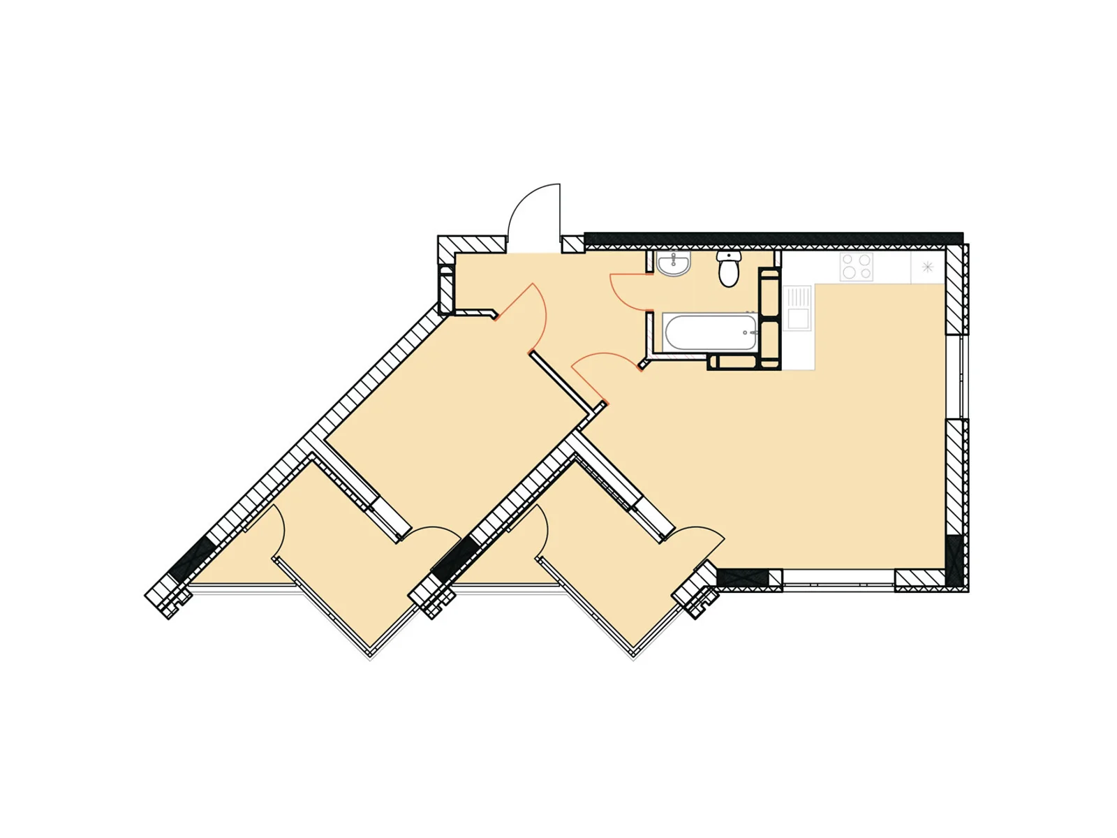 Гостомельское шоссе, 49 Ирпень ЖК River Port, цена: 57956 $ - фото 1